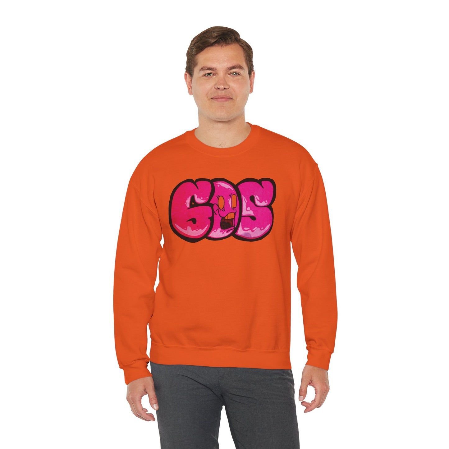 GOS SMILE pink unisex sweatshirt