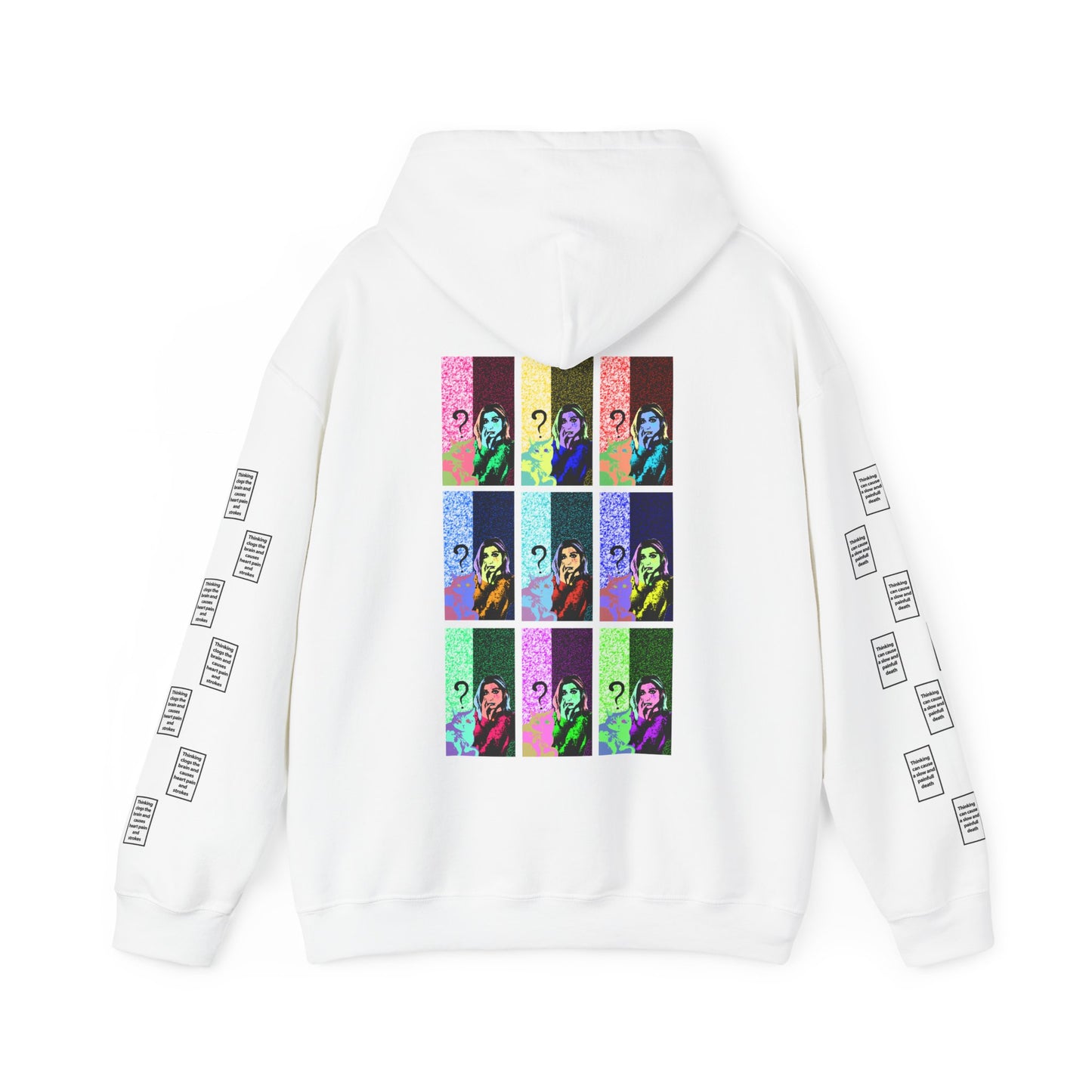 Irem 9 grid arm print, Unisex Heavy Blend Hooded Sweatshirt