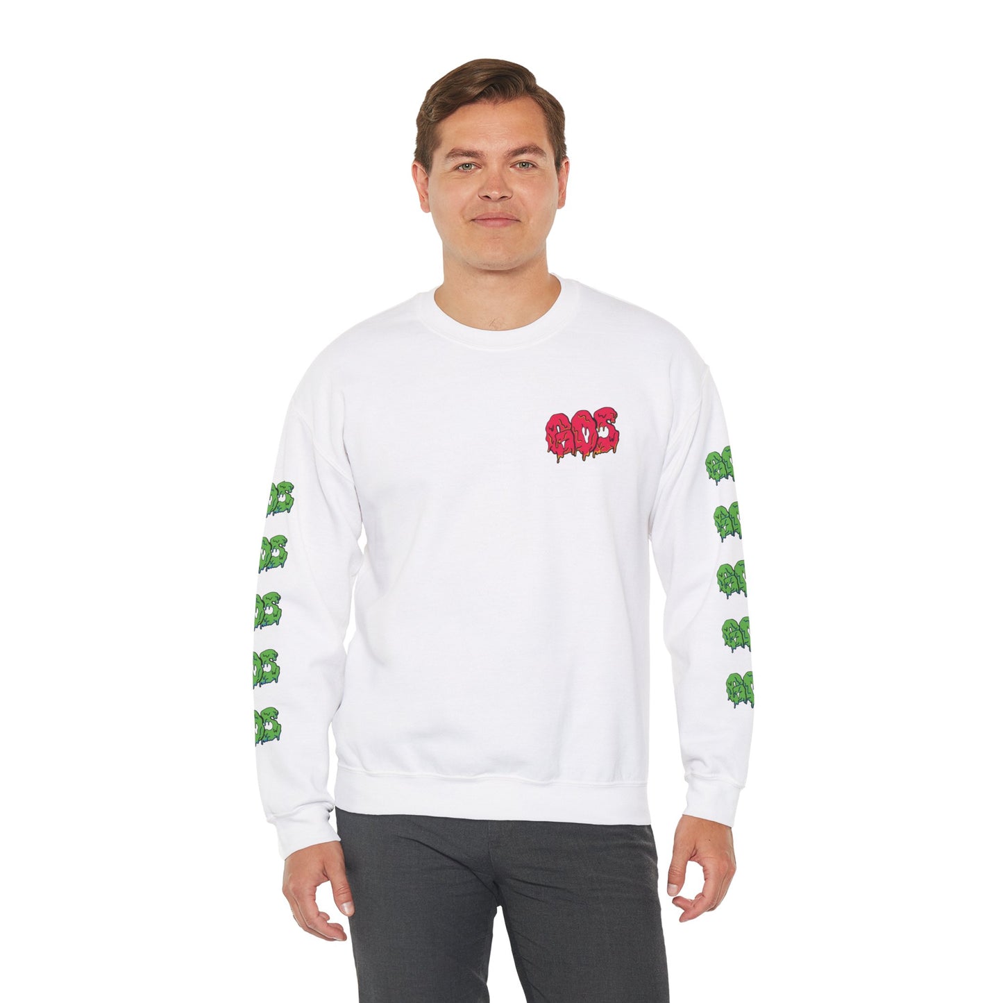 GOS SLIME red/green FULL SLEEVE unisex sweatshirt