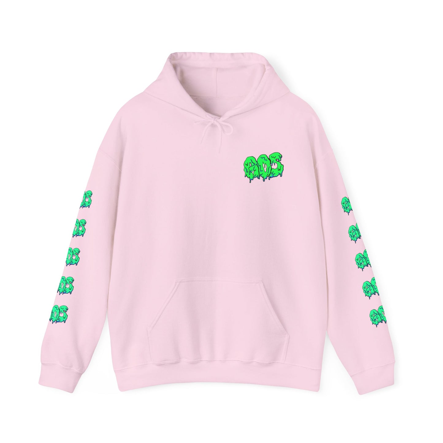 GOS SLIME green/aqua  FULL SLEEVE Unisex Hooded Sweatshirt