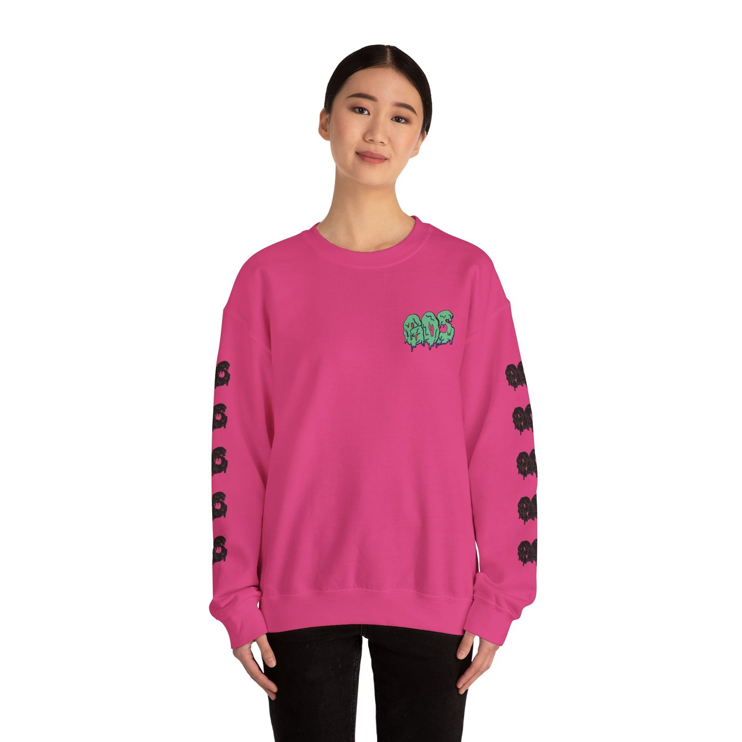 GOS SLIME aqua/black FULL SLEEVE unisex sweatshirt