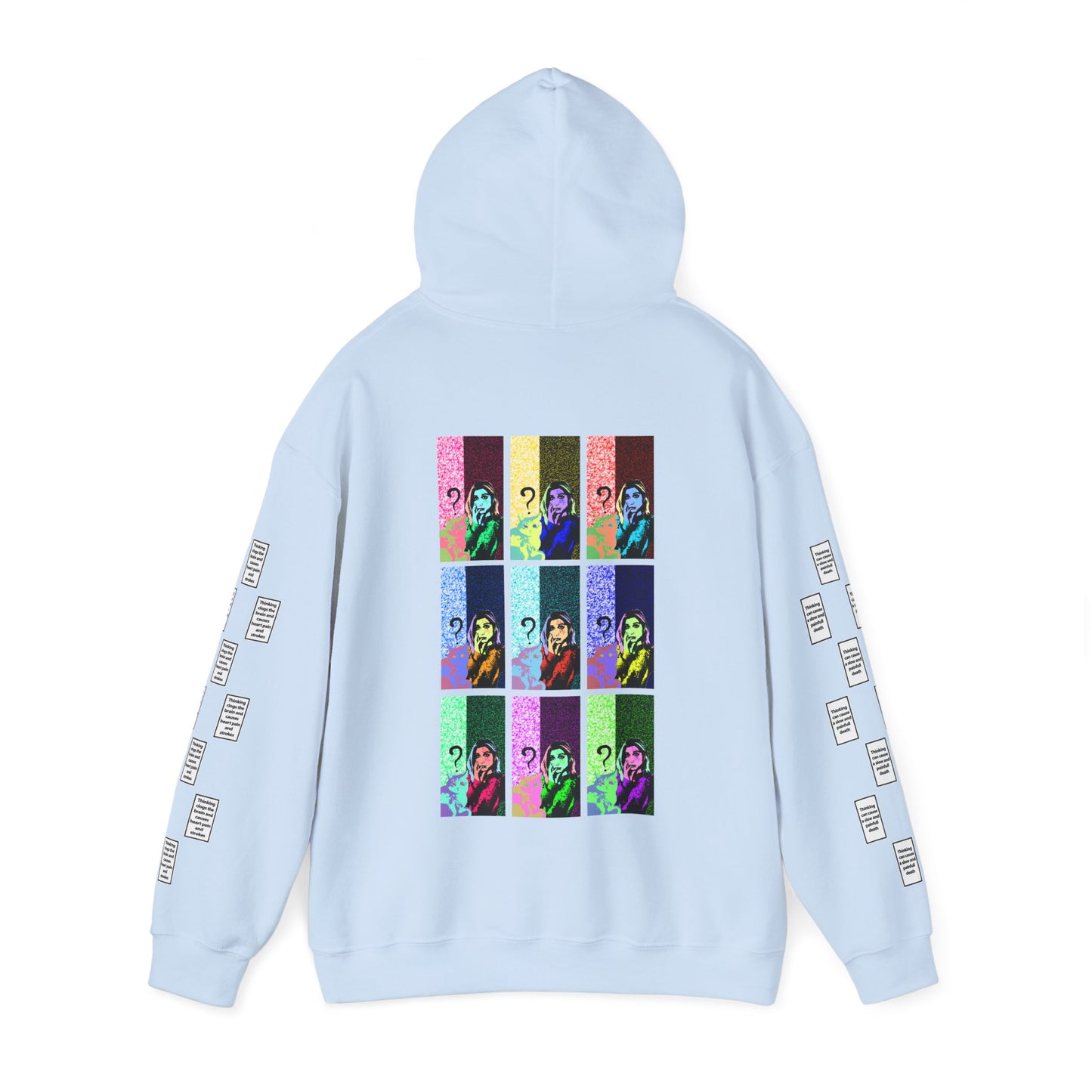 Irem 9 grid arm print, Unisex Heavy Blend Hooded Sweatshirt