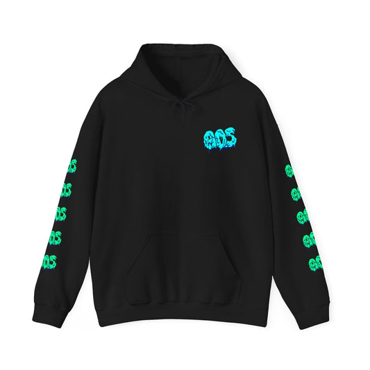 GOS SLIME blue/aqua FULL SLEEVE unisex Hooded Sweatshirt