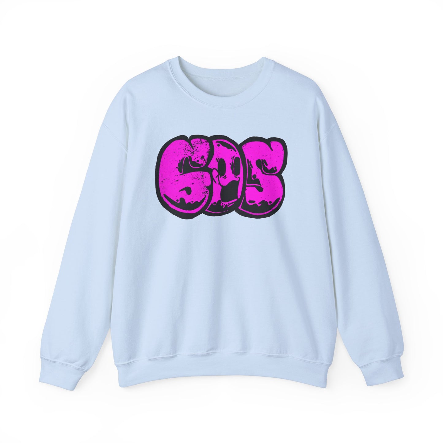 GOS SMILE neon pink unisex sweatshirt