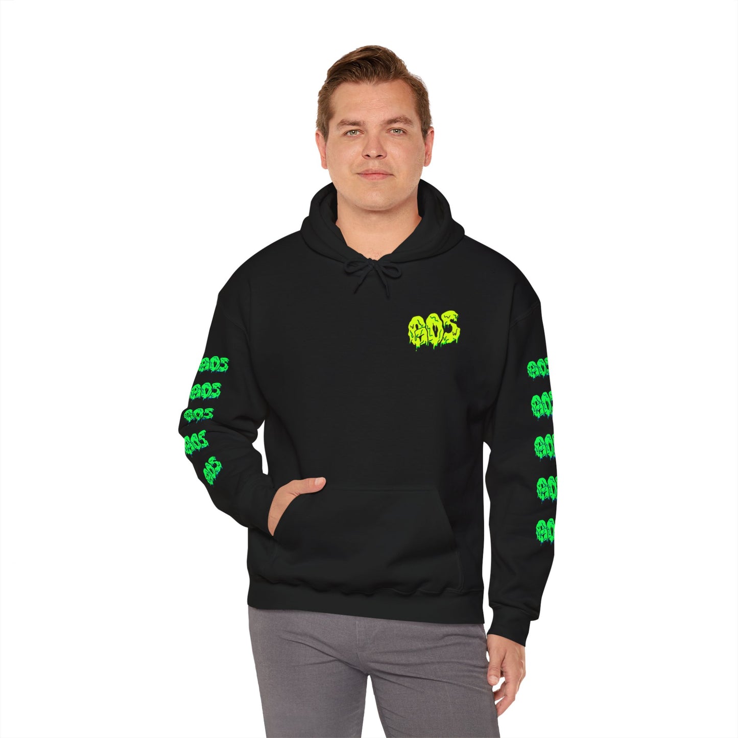 GOS SLIME yellow/green FULL SLEEVE Unisex Hooded Sweatshirt