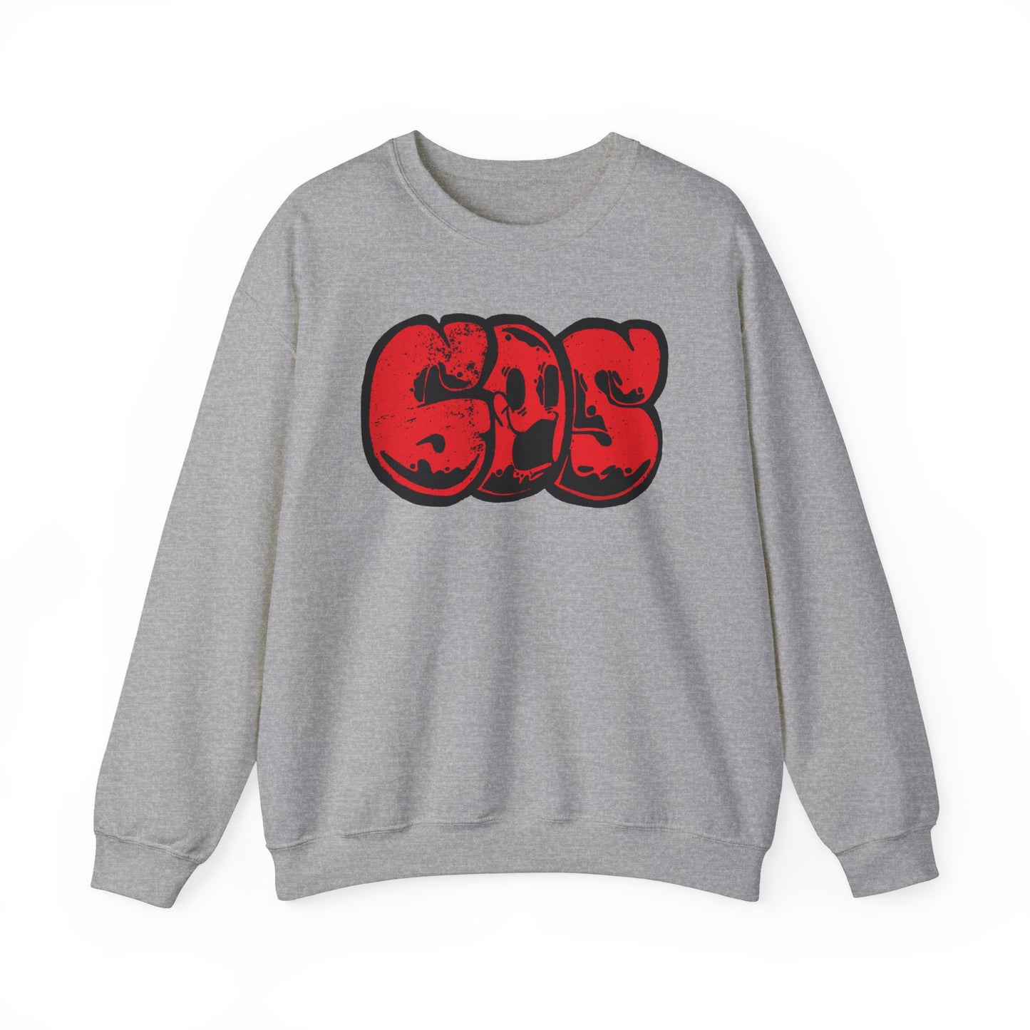 GOS SMILE red unisex sweatshirt