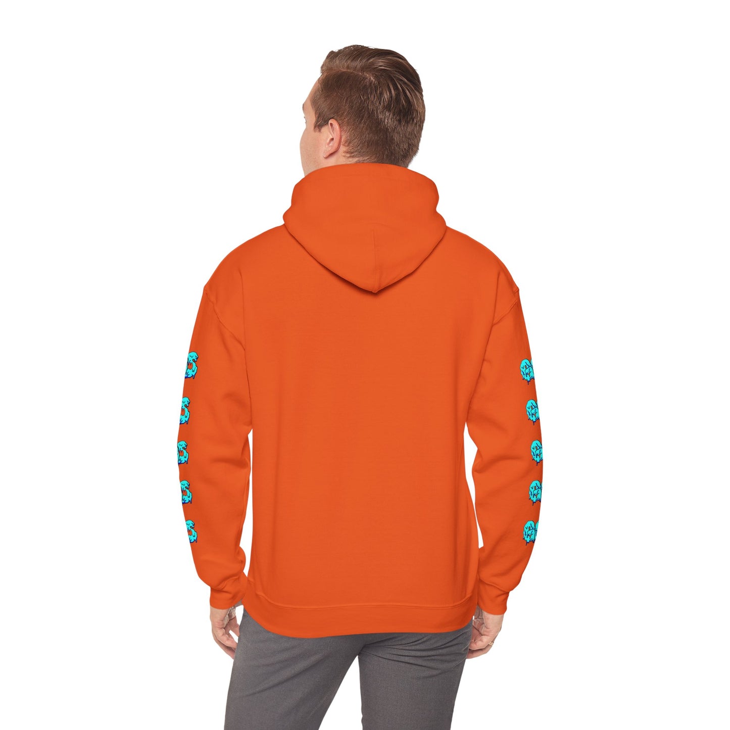 GOS Slime red/blue FULL SLEEVE Unisex Hooded Sweatshirt