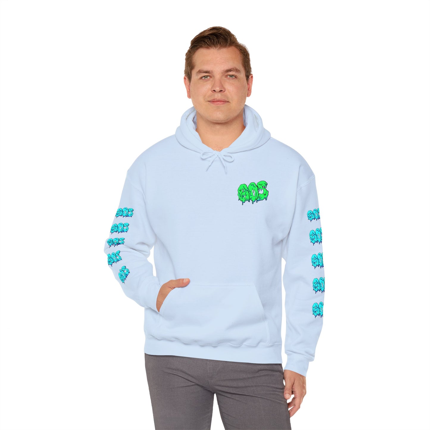 GOS SLIME green/blue FULL SLEEVE Unisex Hooded Sweatshirt