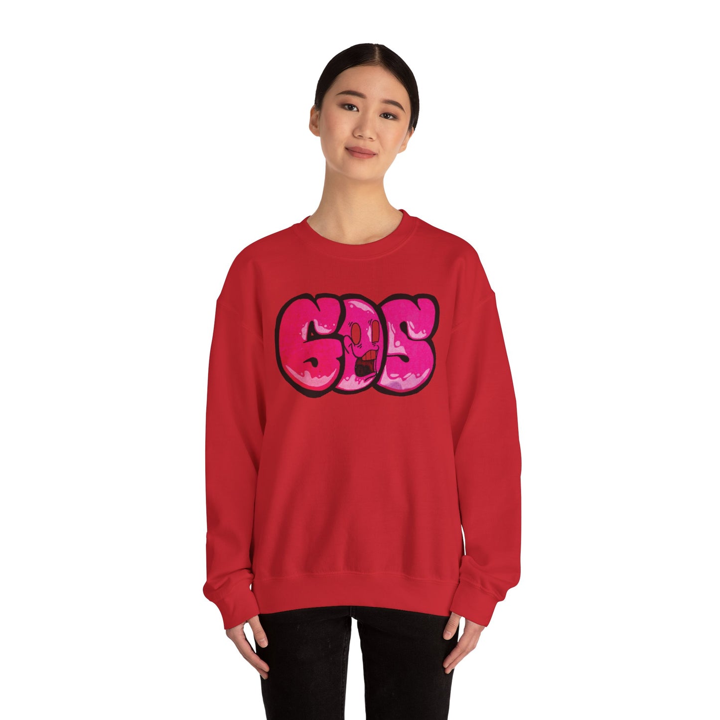 GOS SMILE pink unisex sweatshirt