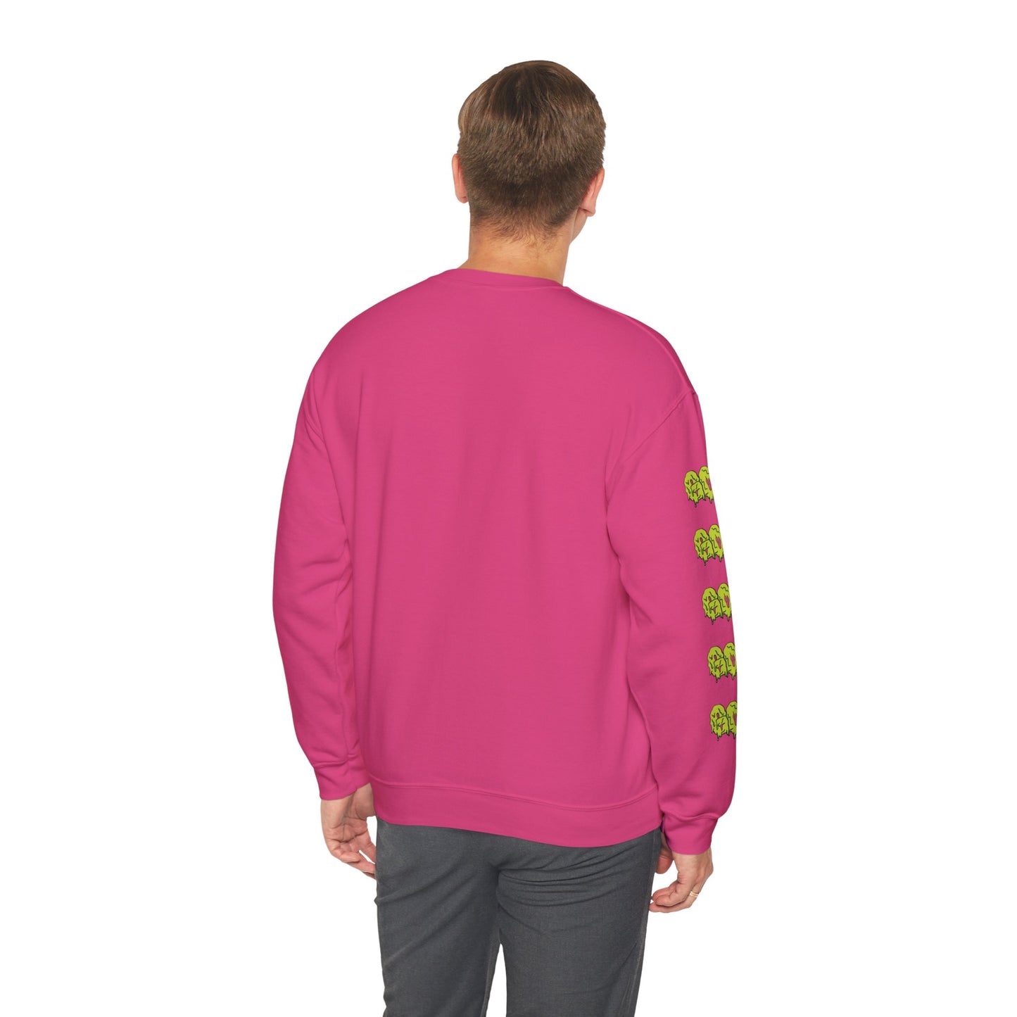 GOS SLIME red/acid green FULL SLEEVE unisex sweatshirt