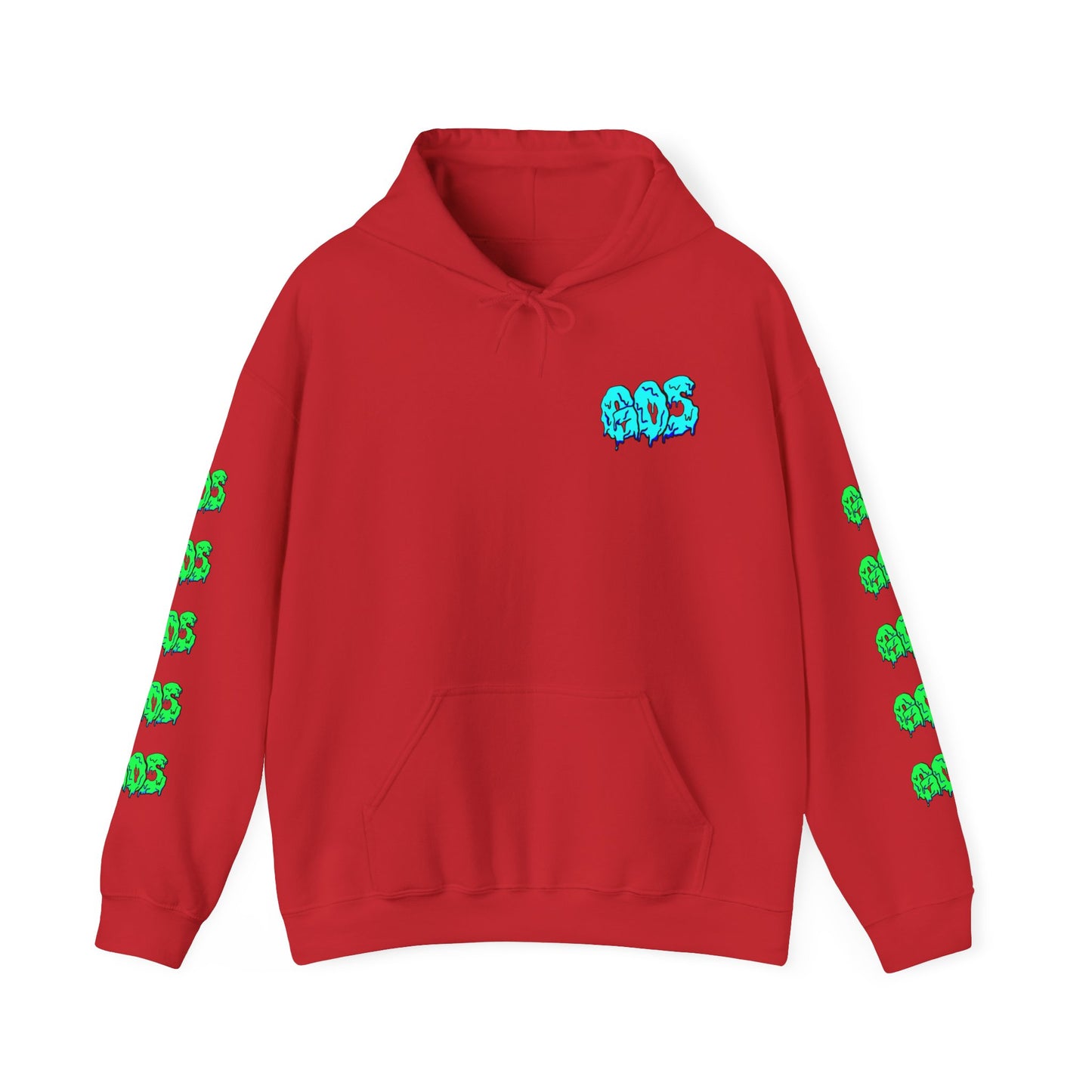 GOS SLIME blue/green FULL SLEEVE Unisex Hooded Sweatshirt