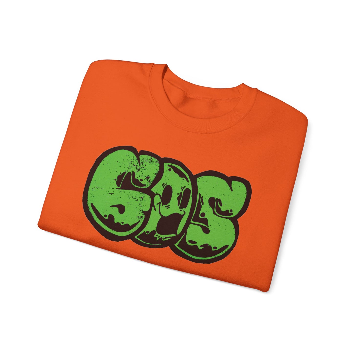 GOS SMILE green unisex sweatshirt