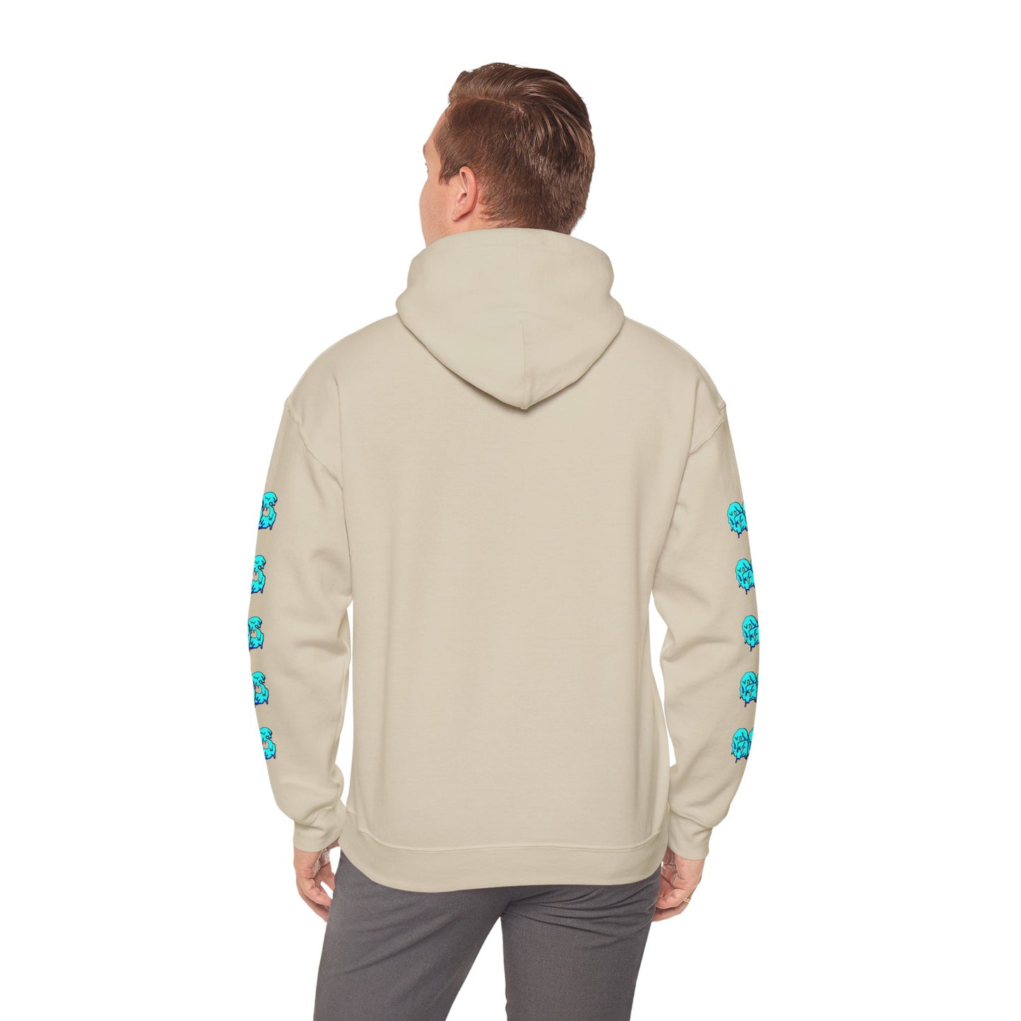 GOS SLIME yellow/blue FULL SLEEVE Unisex  Hooded Sweatshirt