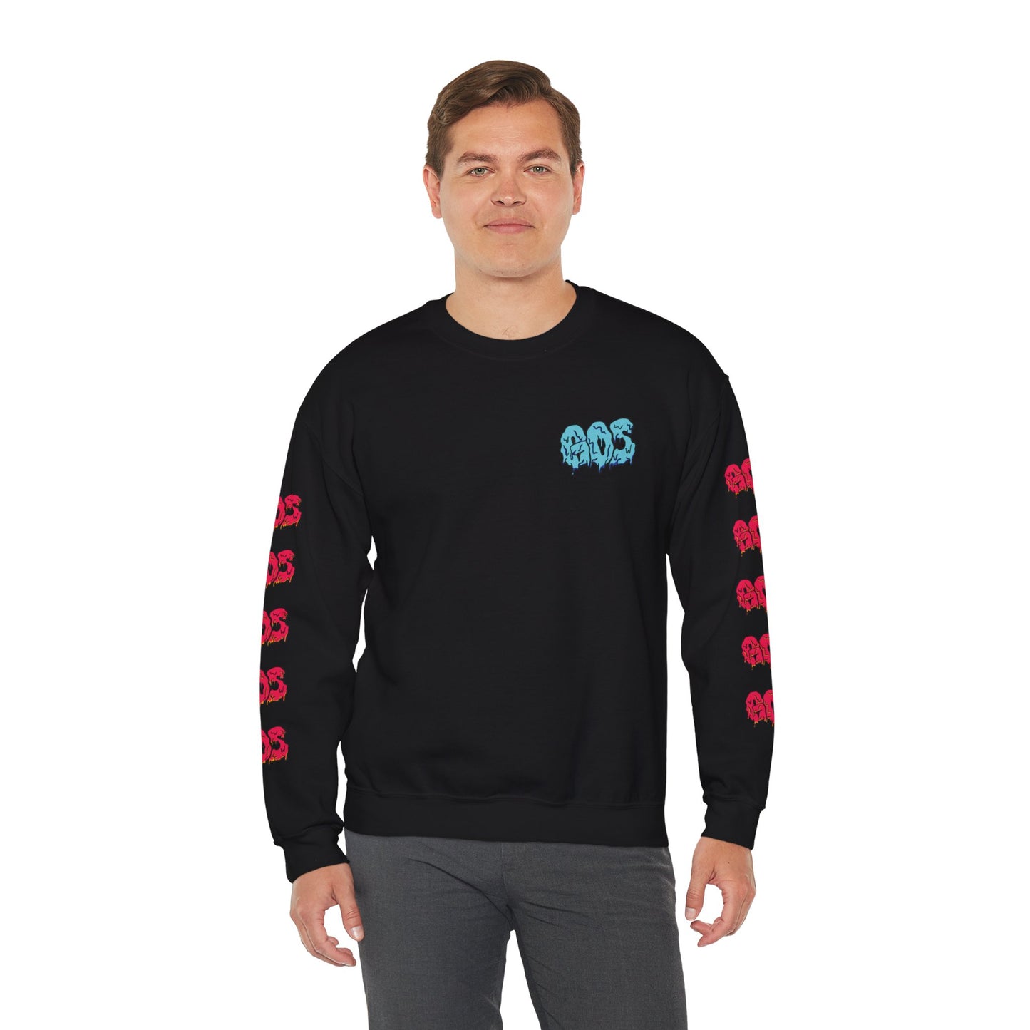 GOS SLIME blue/red FULL SLEEVE unisex sweatshirt