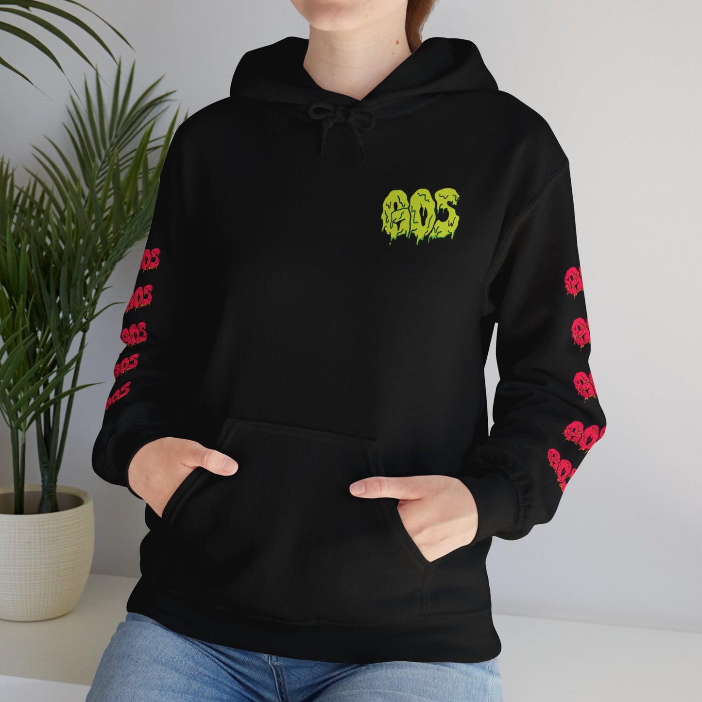 GOS SLIME yellow/red FULL SLEEVE Unisex Hooded Sweatshirt