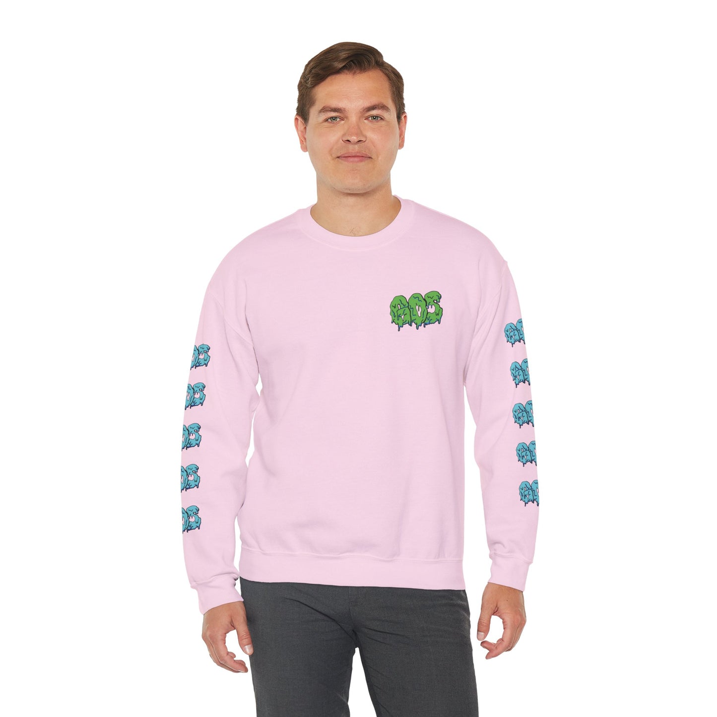 GOS SLIME green/blue FULL SLEEVE unisex sweatshirt