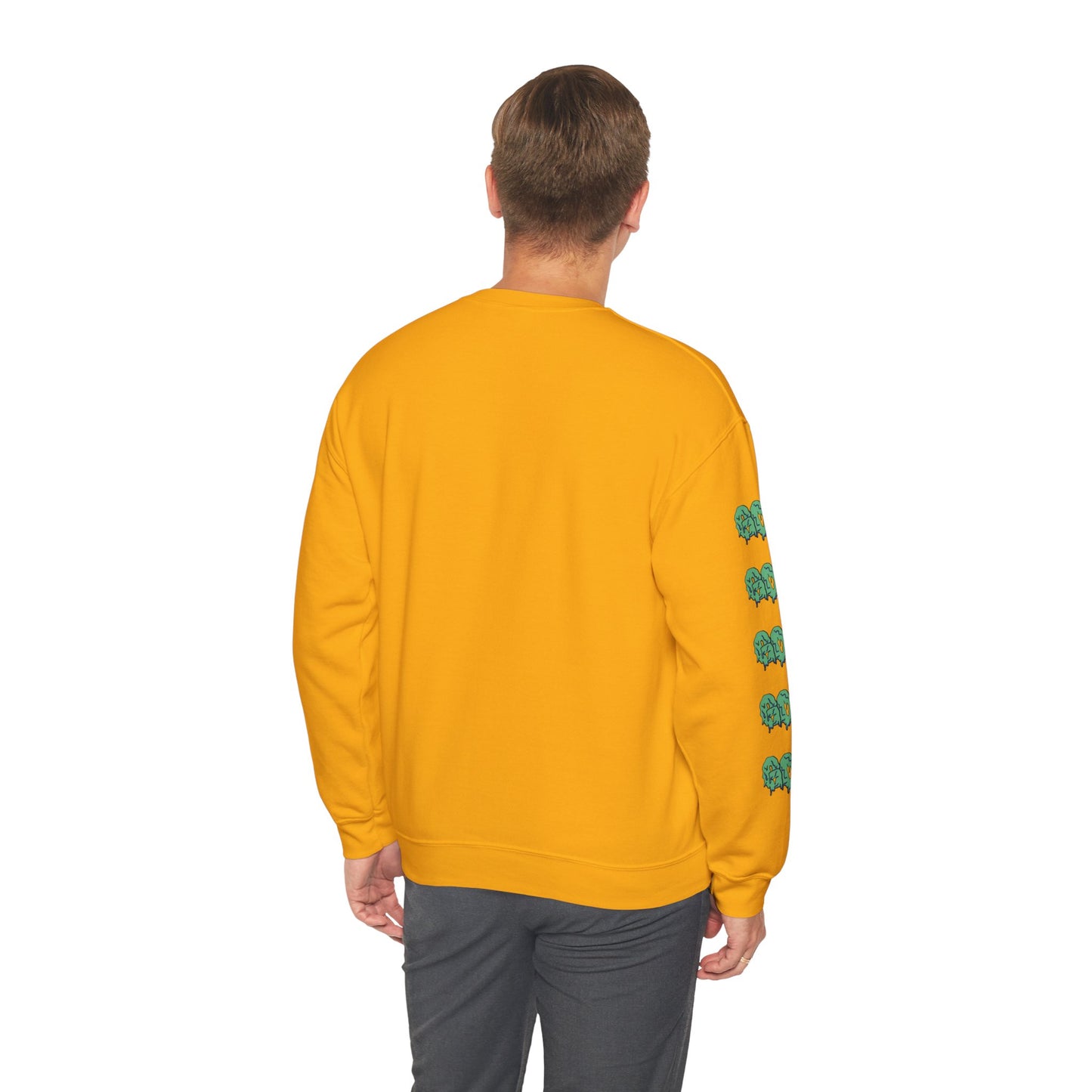 GOS SLIME green/aqua FULL SLEEVE unisex sweatshirt