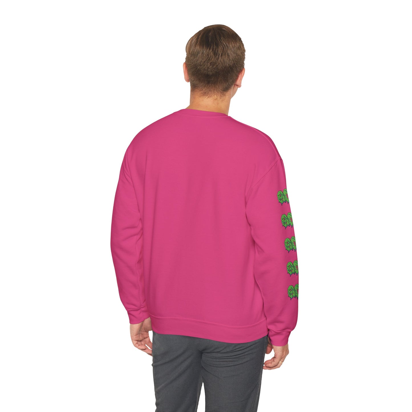 GOS SLIME acid green/green FULL SLEEVE unisex sweatshirt