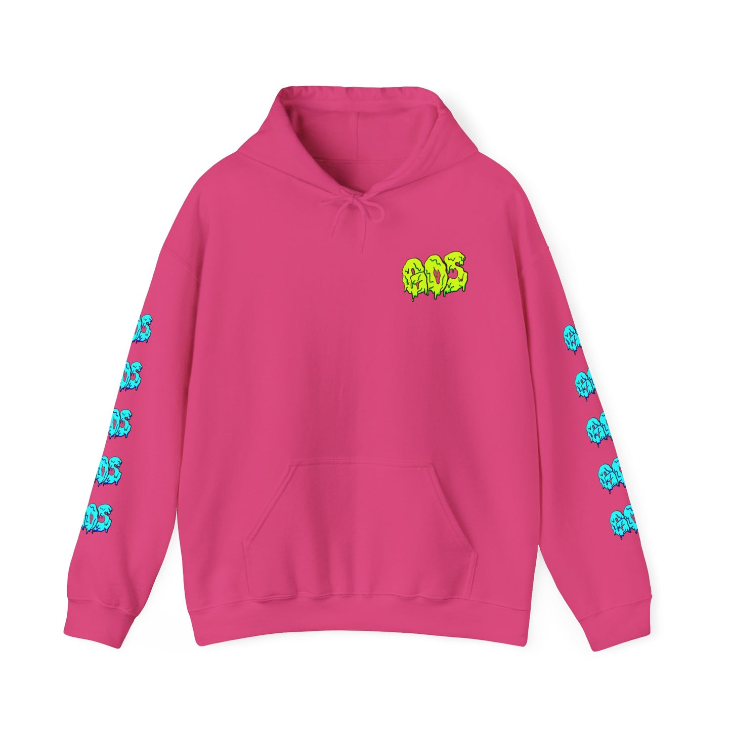 GOS SLIME yellow/blue FULL SLEEVE Unisex  Hooded Sweatshirt