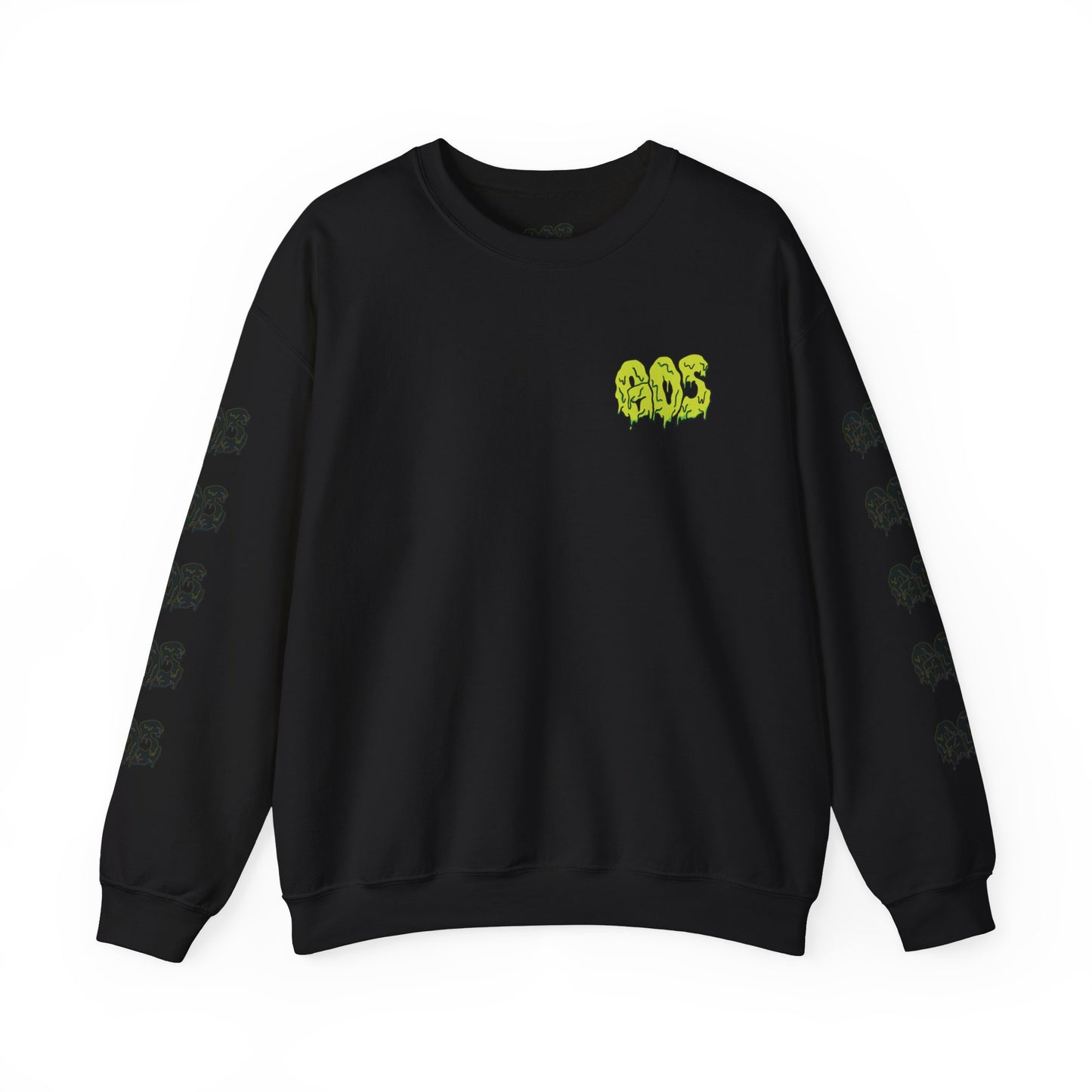 GOS SLIME acid green/black FULL SLEEVE unisex sweatshirt