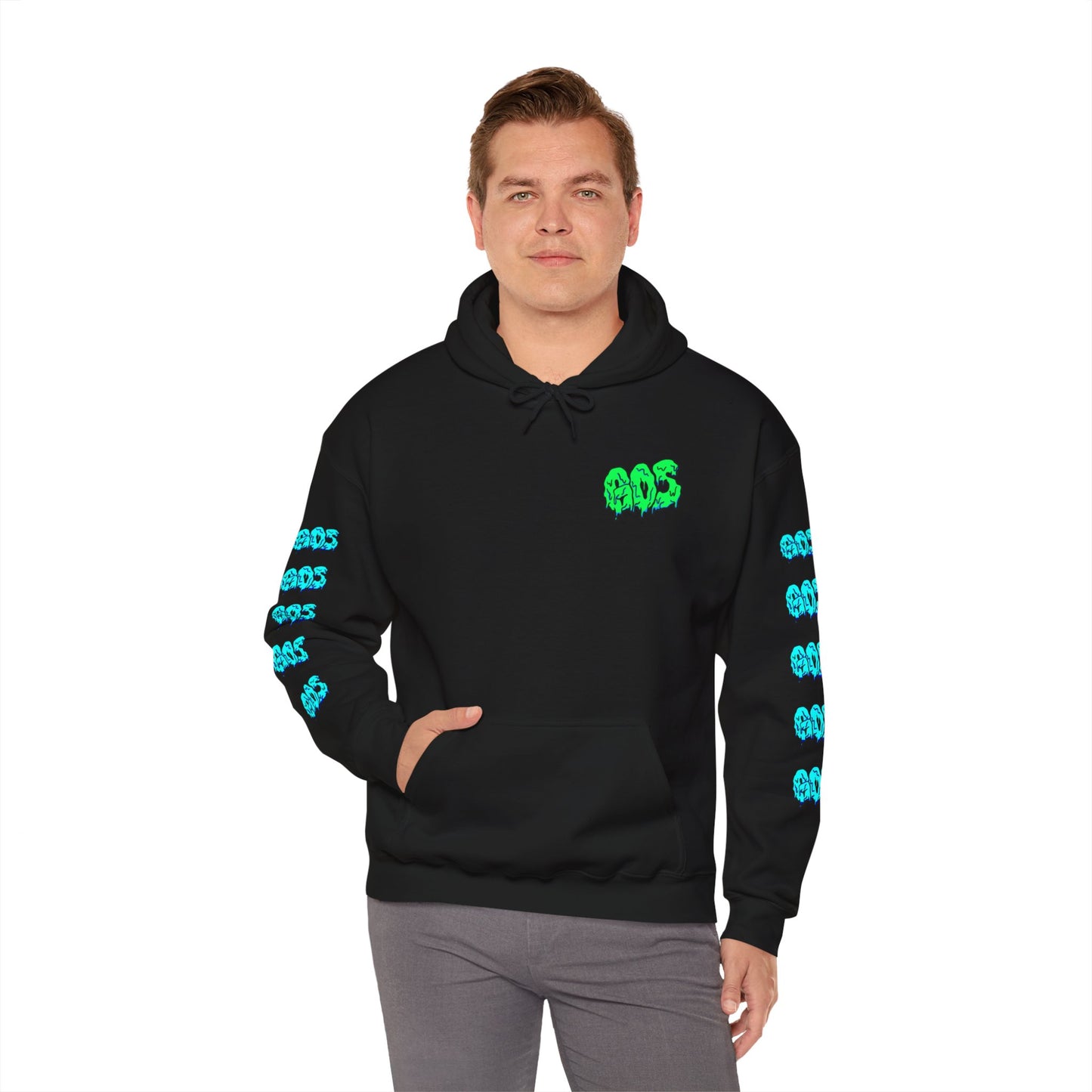 GOS SLIME green/blue FULL SLEEVE Unisex Hooded Sweatshirt