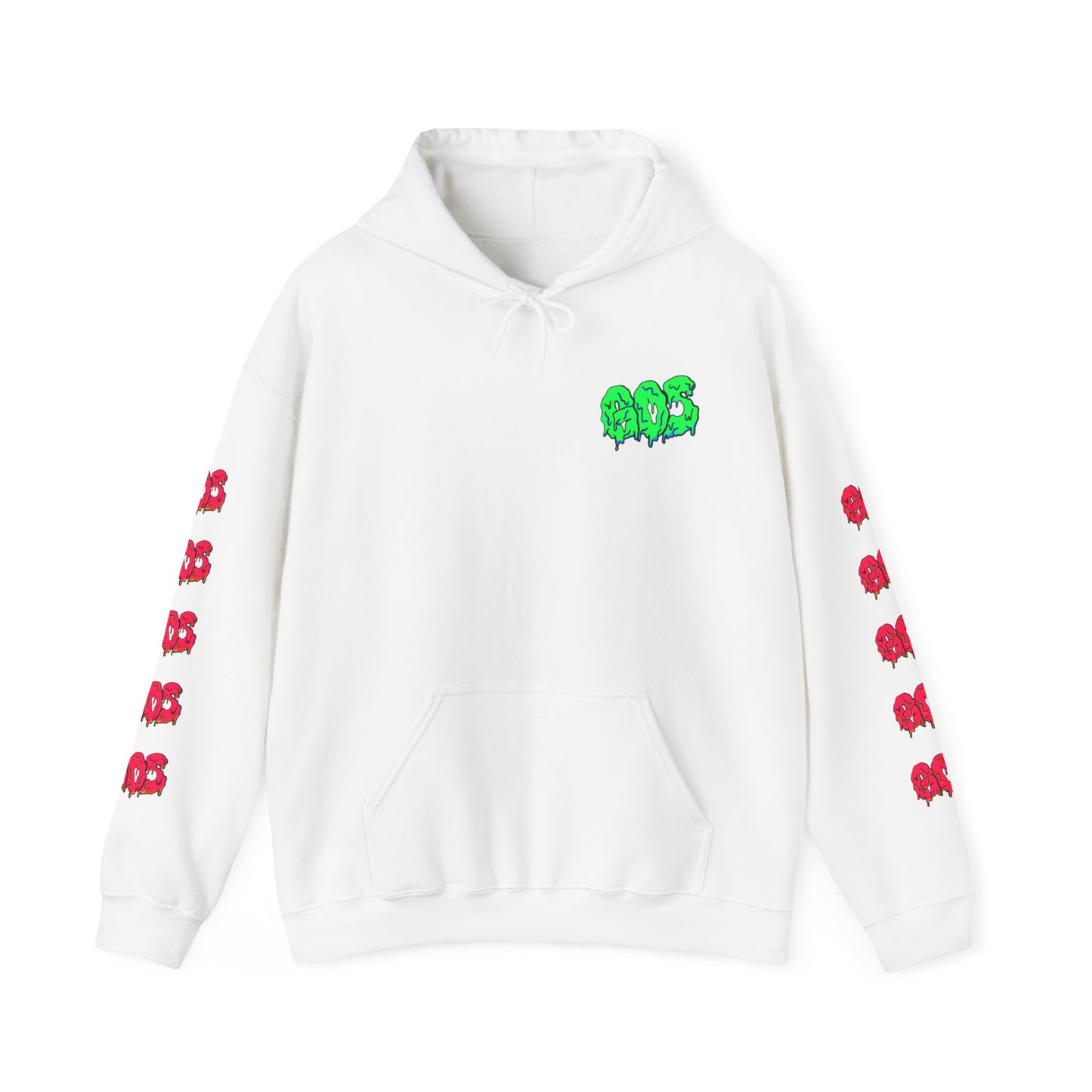 GOS SLIME green/red FULL SLEEVE Unisex Hooded Sweatshirt