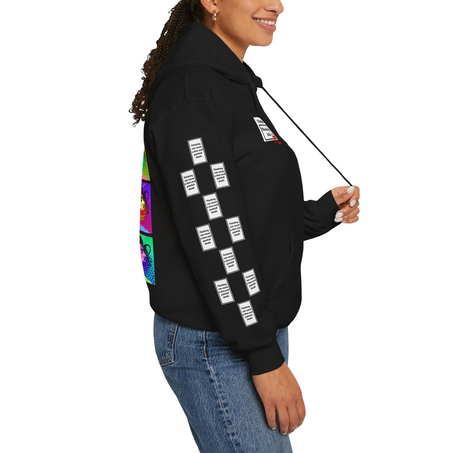 Daniel 9 grid arm print, Unisex Heavy Blend Hooded Sweatshirt