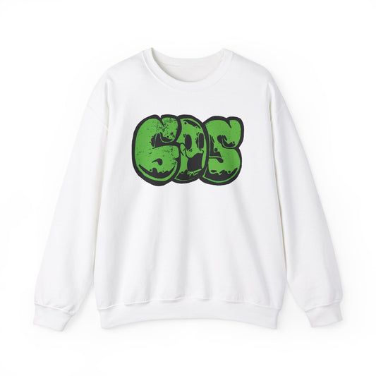 GOS SMILE green unisex sweatshirt