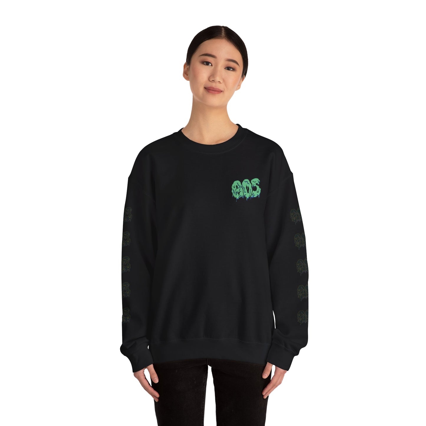 GOS SLIME aqua/black FULL SLEEVE unisex sweatshirt