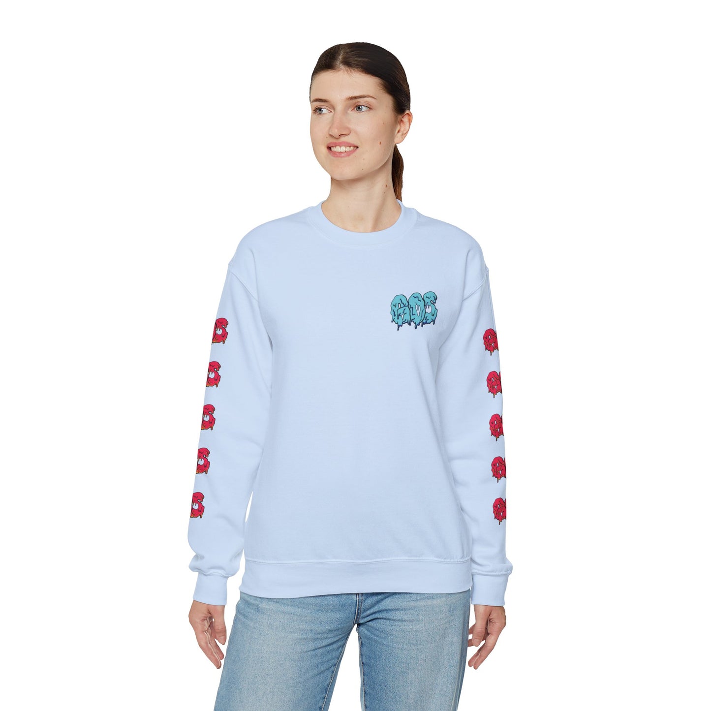 GOS SLIME blue/red FULL SLEEVE unisex sweatshirt