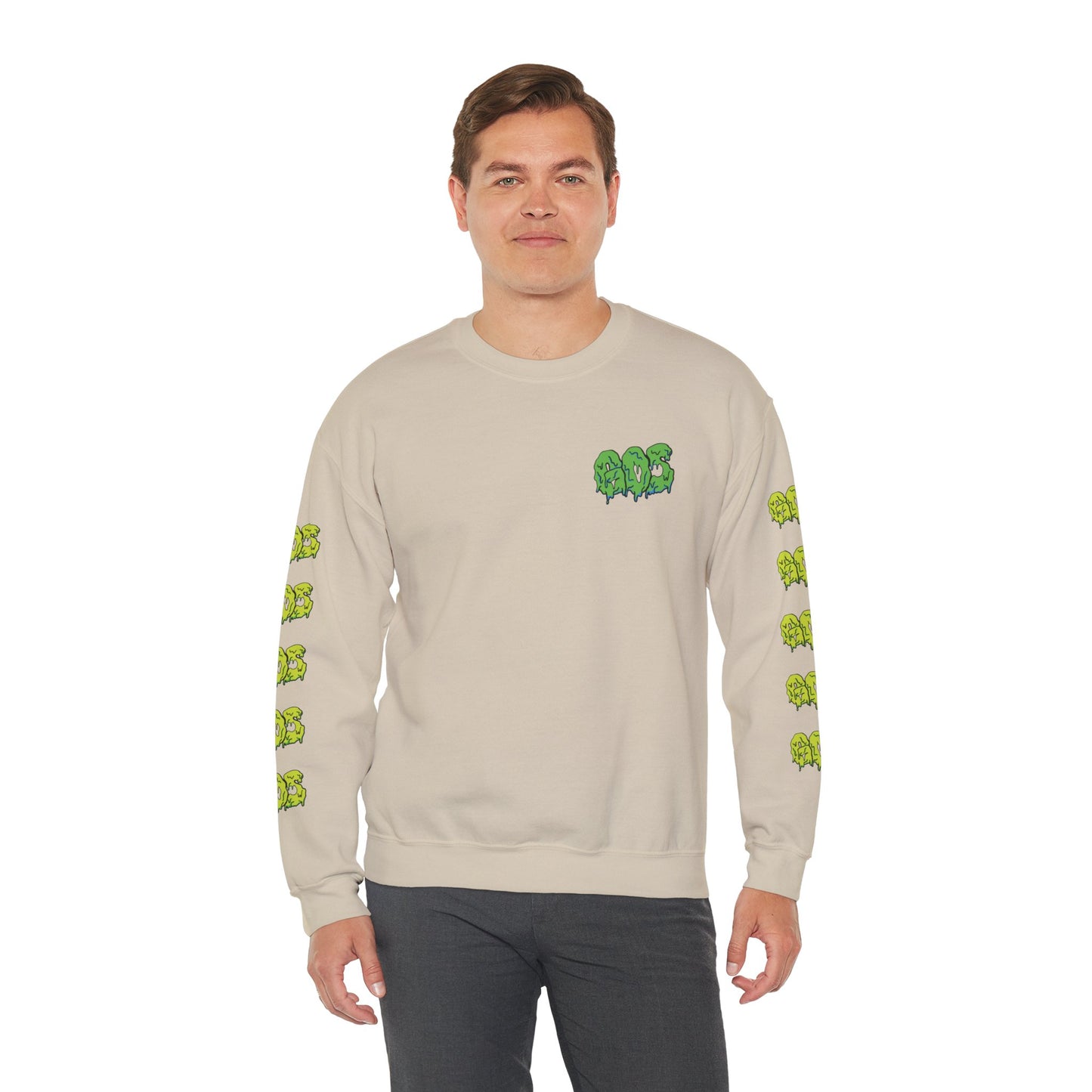 GOS SLIME green/acid green FULL SLEEVE unisex sweatshirt