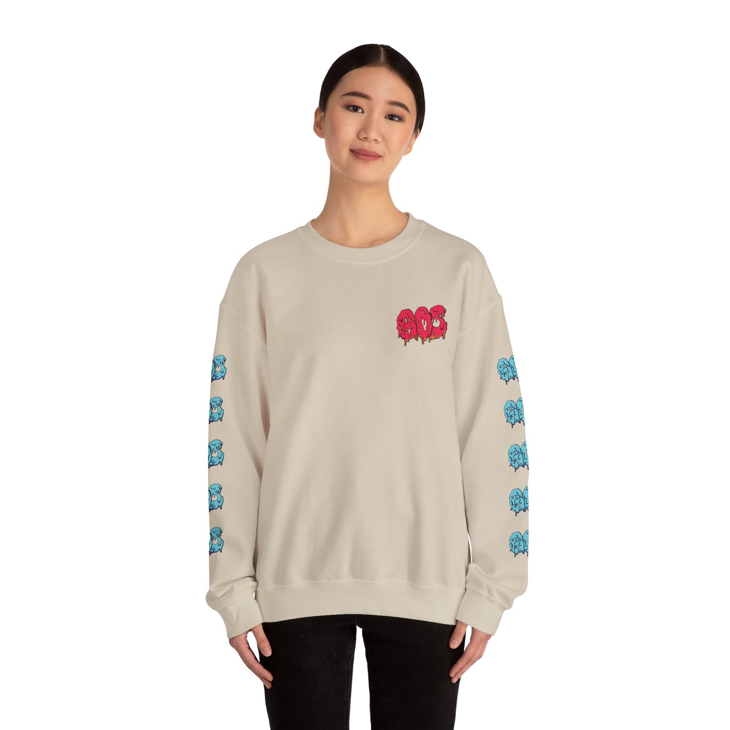 GOS SLIME red/blue FULL SLEEVE unisex sweatshirt