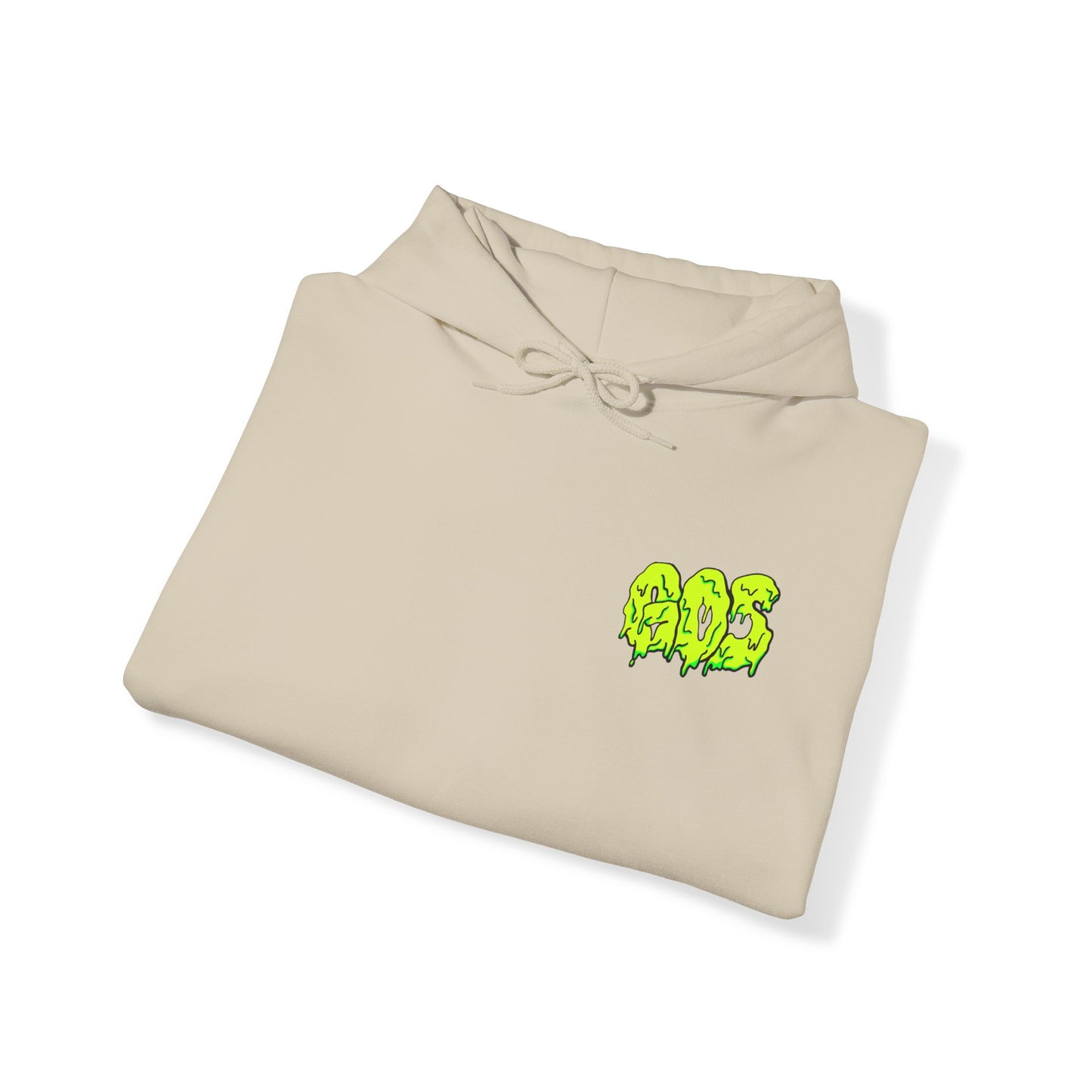 GOS SLIME yellow/aqua FULL SLEEVE Unisex  Hooded Sweatshirt