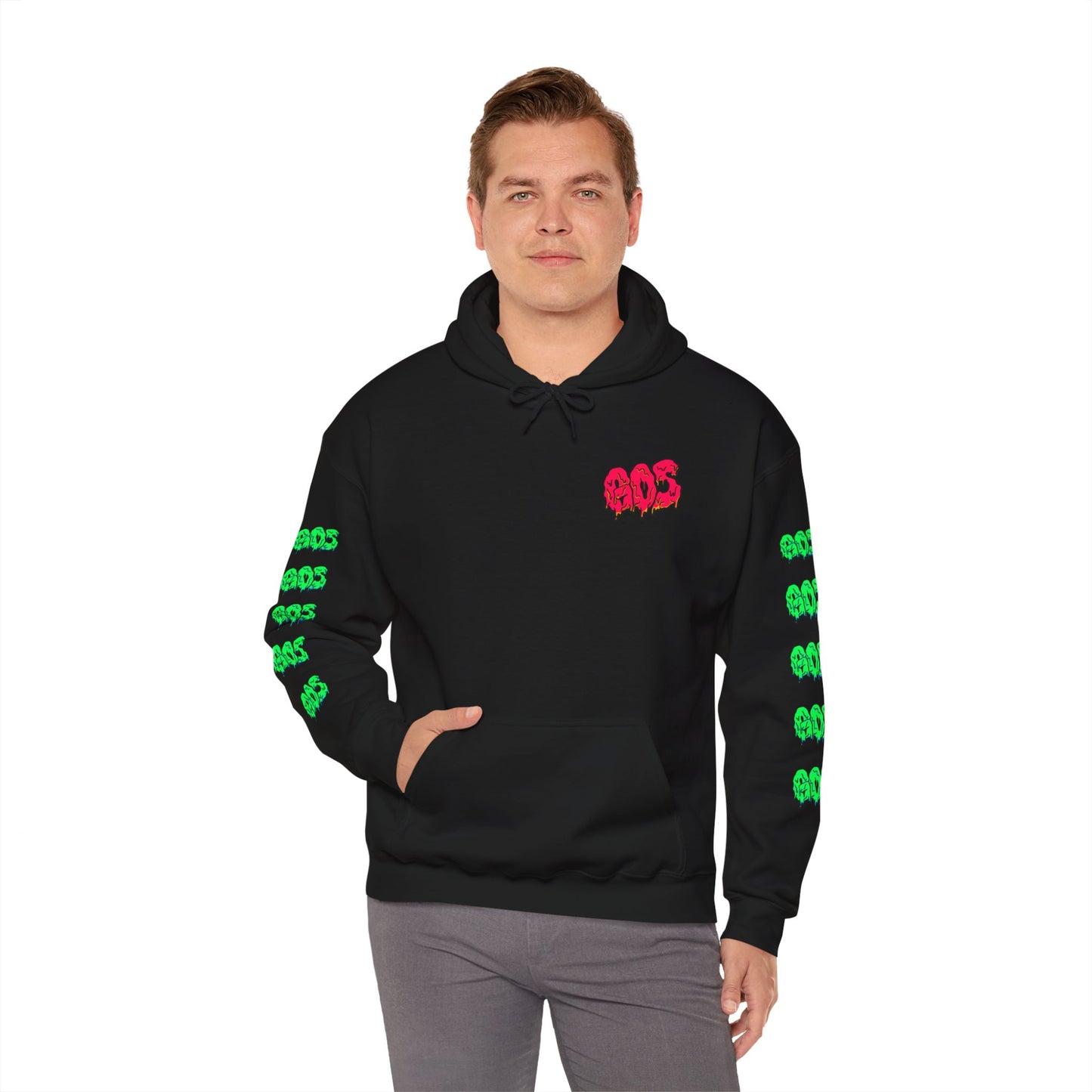 GOS SLIME red/green FULL SLEEVE Unisex Hooded Sweatshirt