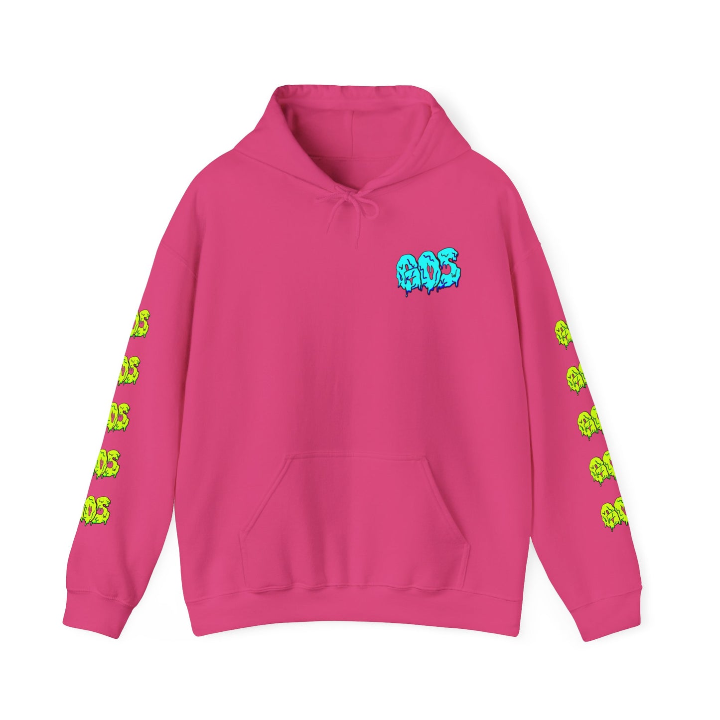 GOS SLIME blue/yellow FULL SLEEVE Unisex Hooded Sweatshirt