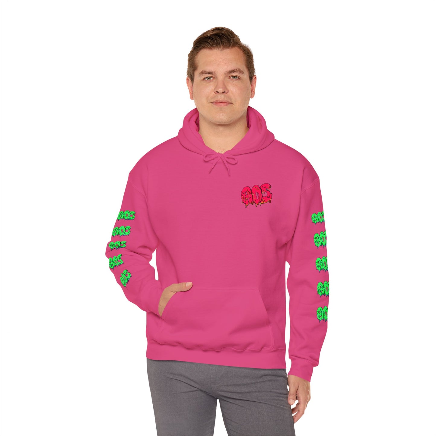 GOS SLIME red/green FULL SLEEVE Unisex Hooded Sweatshirt