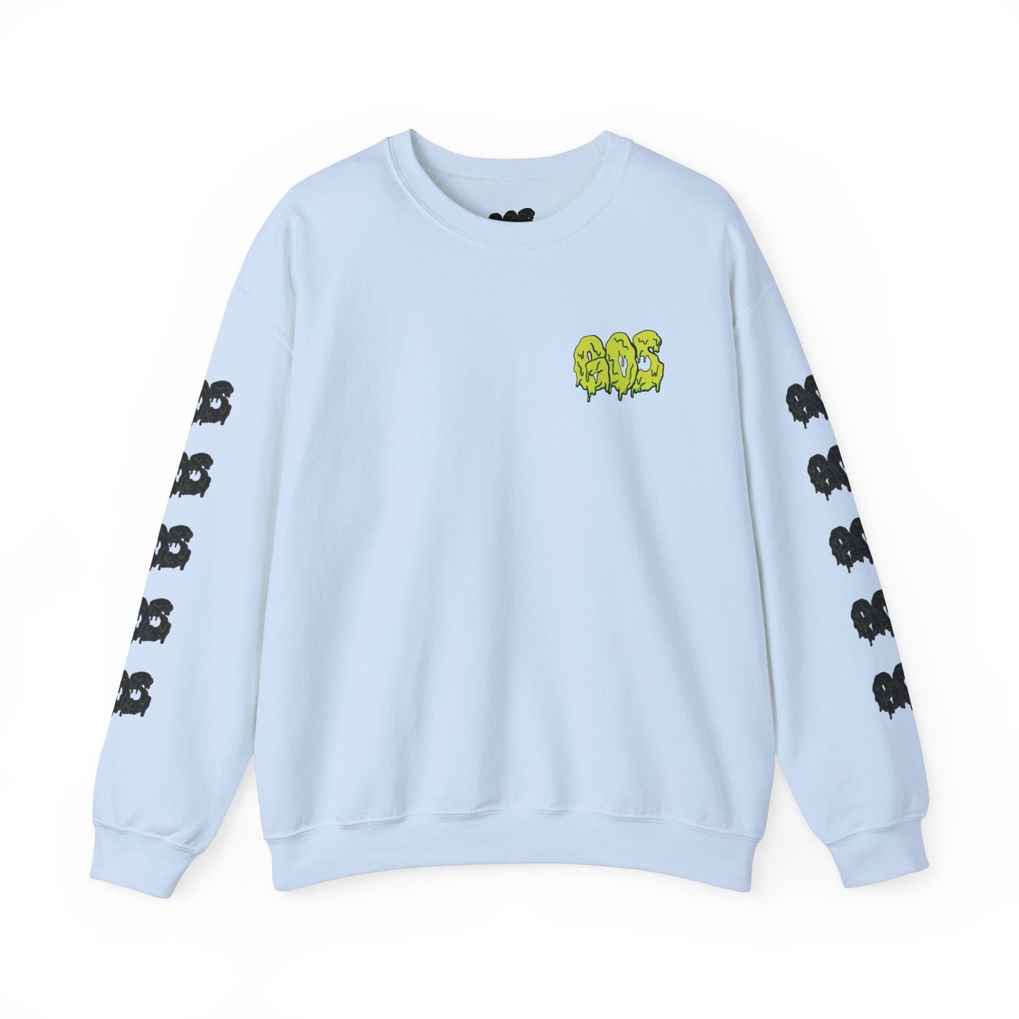 GOS SLIME acid green/black FULL SLEEVE unisex sweatshirt