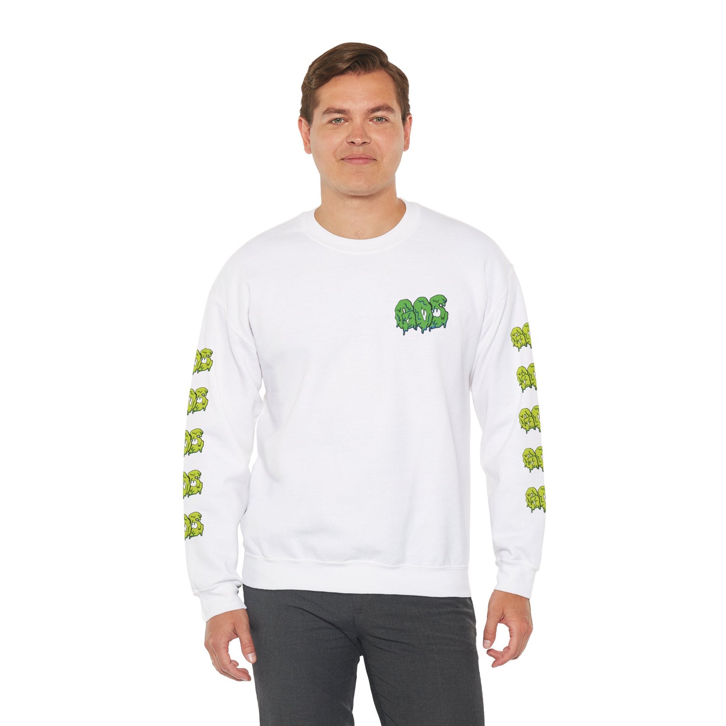 GOS SLIME green/acid green FULL SLEEVE unisex sweatshirt