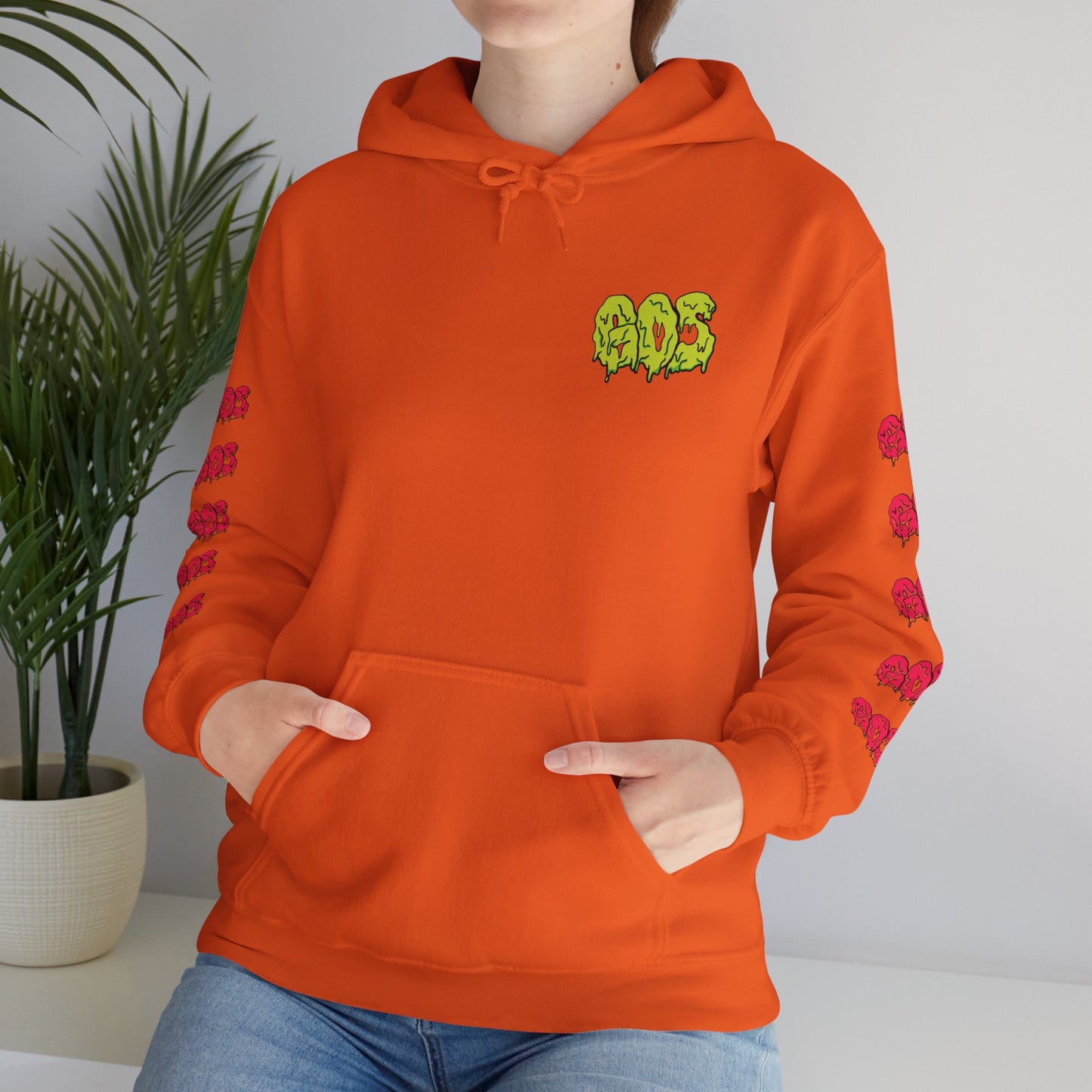 GOS SLIME yellow/red FULL SLEEVE Unisex Hooded Sweatshirt