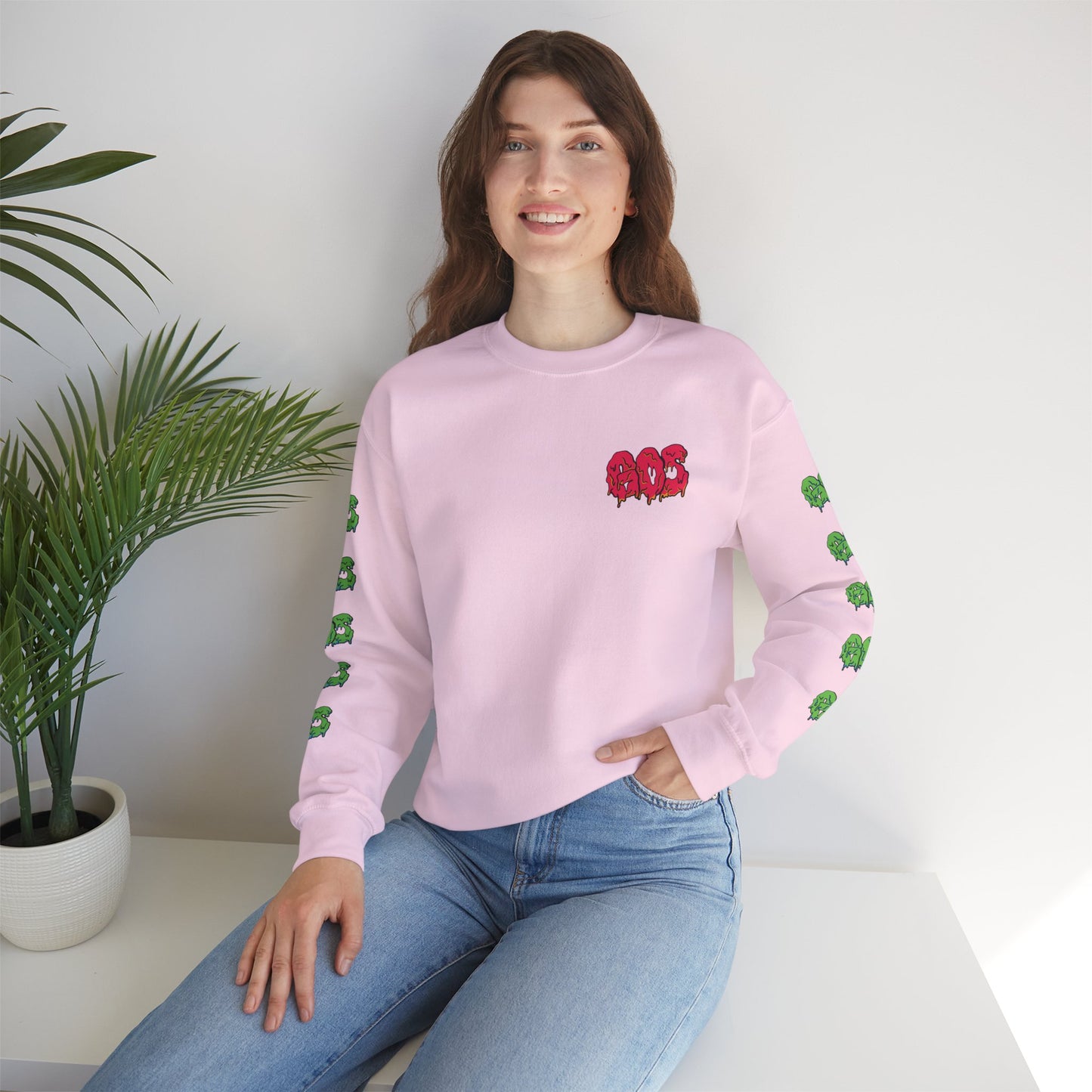 GOS SLIME red/green FULL SLEEVE unisex sweatshirt