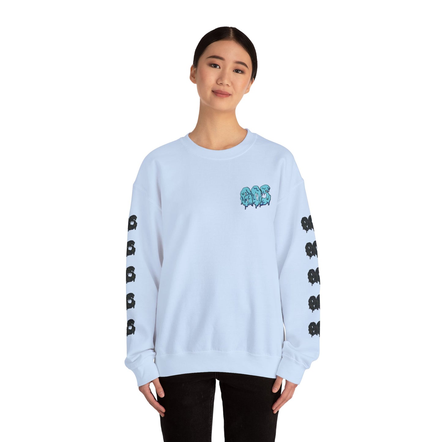 GOS SLIME blue/black FULL SLEEVE unisex sweatshirt