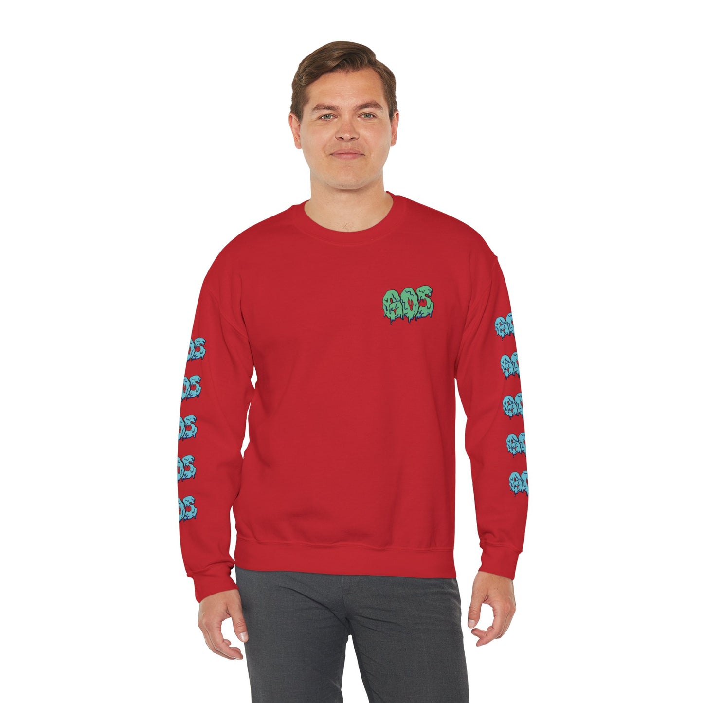 GOS SLIME aqua/blue FULL SLEEVE unisex sweatshirt