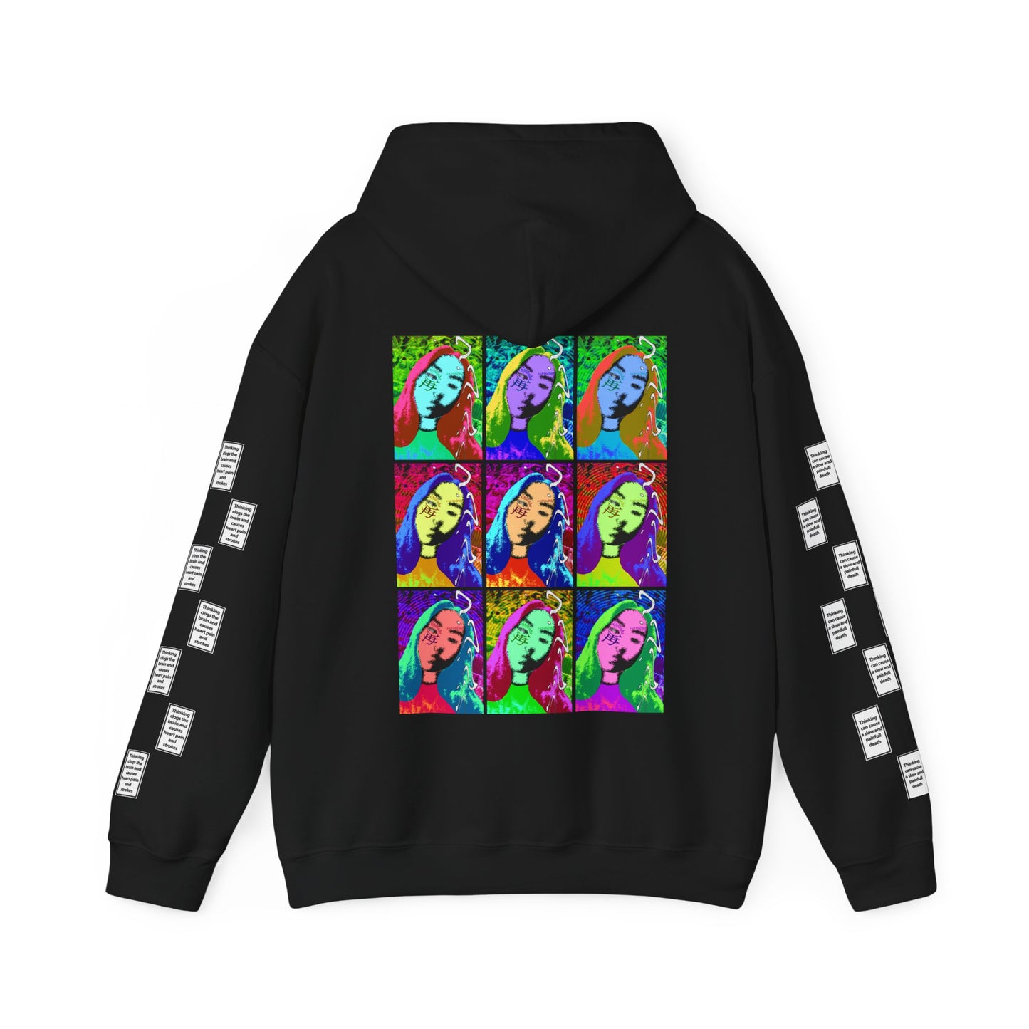 Laurien 9 grid arm print, Unisex Heavy Blend Hooded Sweatshirt