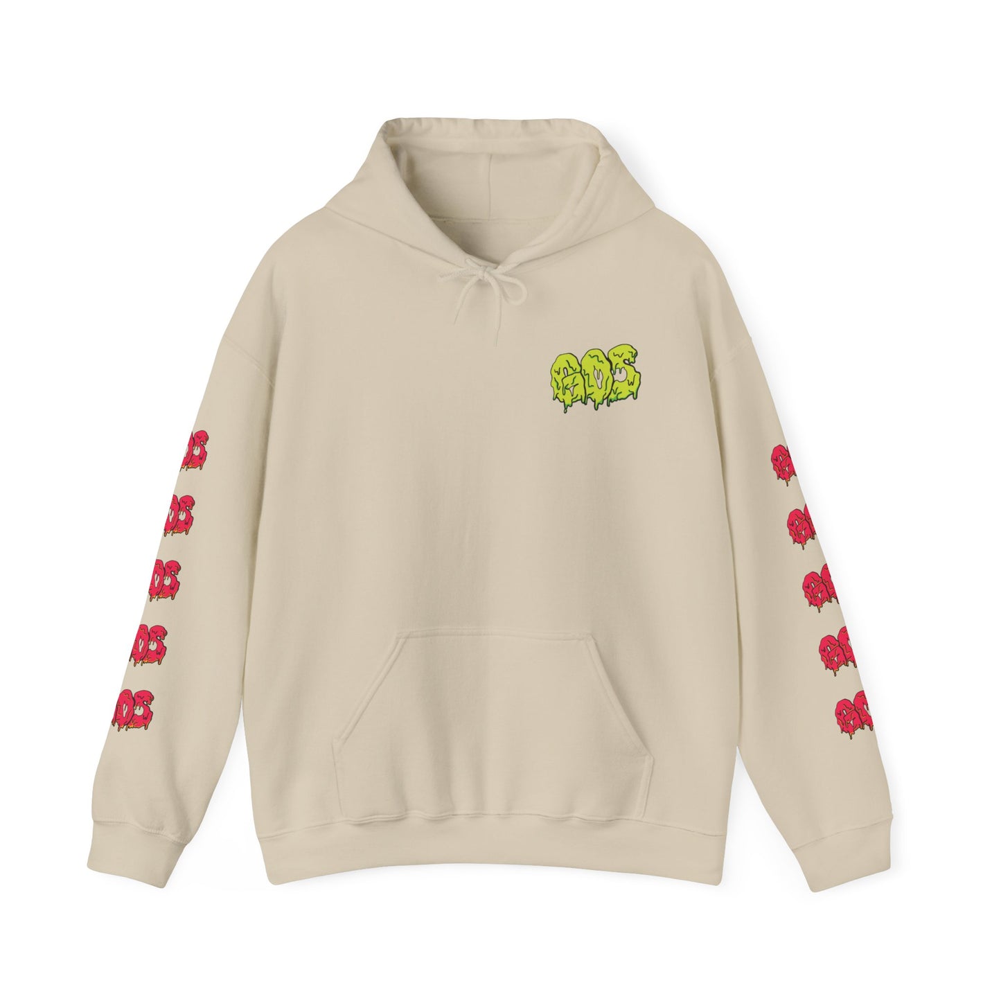 GOS SLIME yellow/red FULL SLEEVE Unisex Hooded Sweatshirt