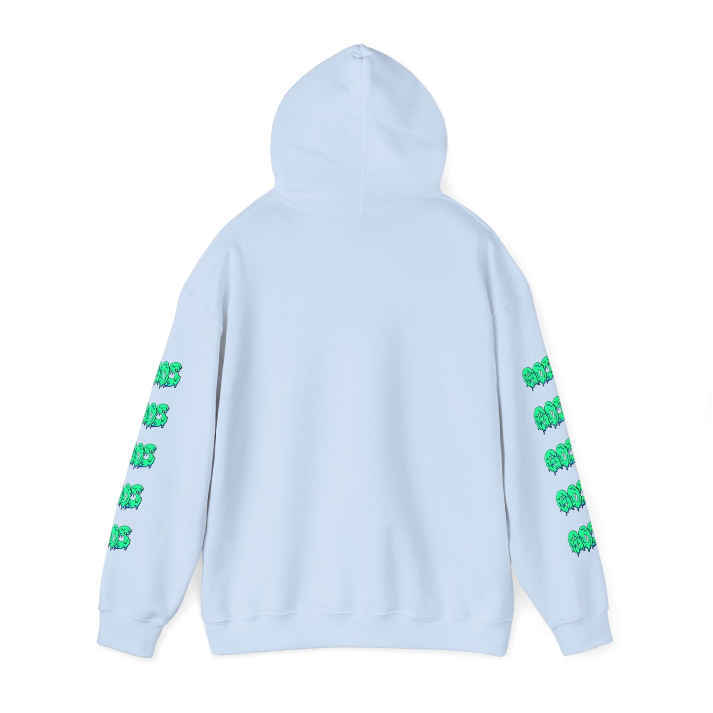 GOS SLIME yellow/aqua FULL SLEEVE Unisex  Hooded Sweatshirt