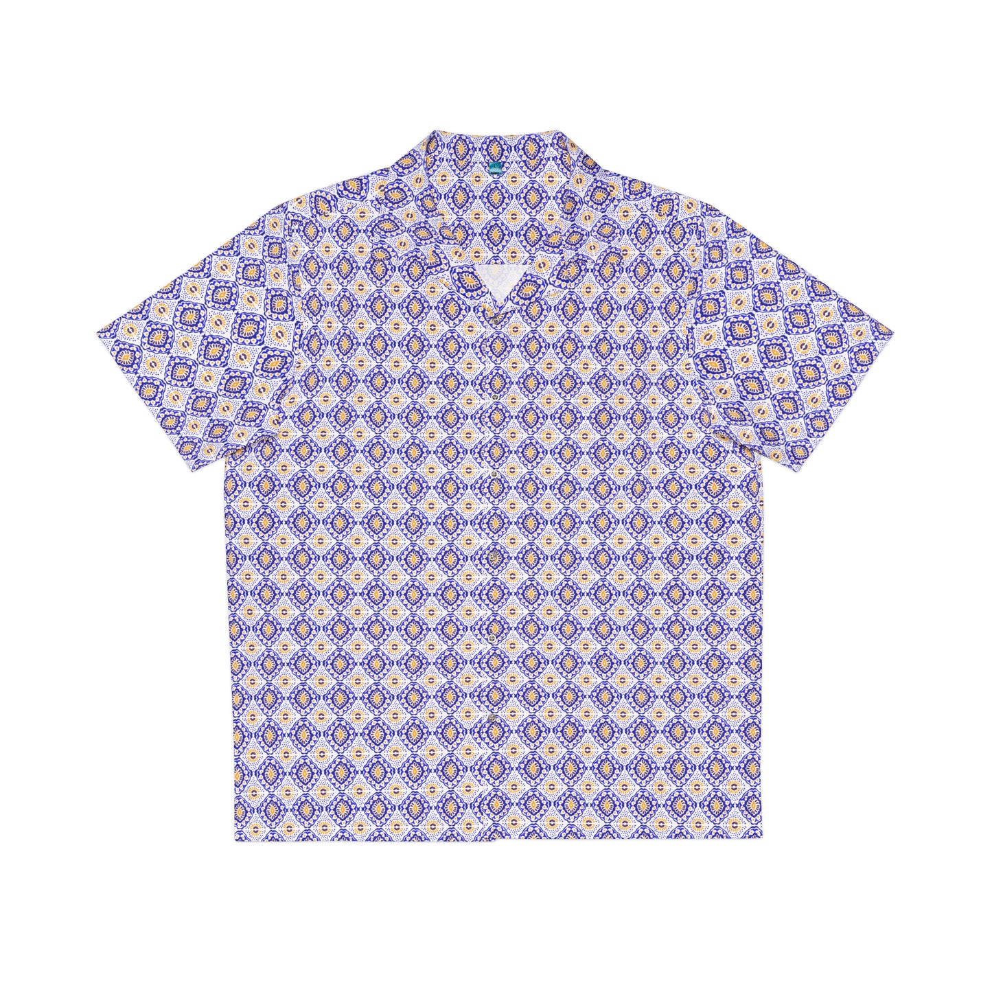 Men's Indonesian Batik Pattern Shirt lavender Floral (AOP)