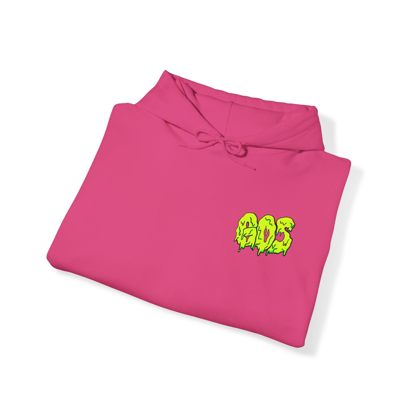 GOS SLIME yellow/aqua FULL SLEEVE Unisex  Hooded Sweatshirt