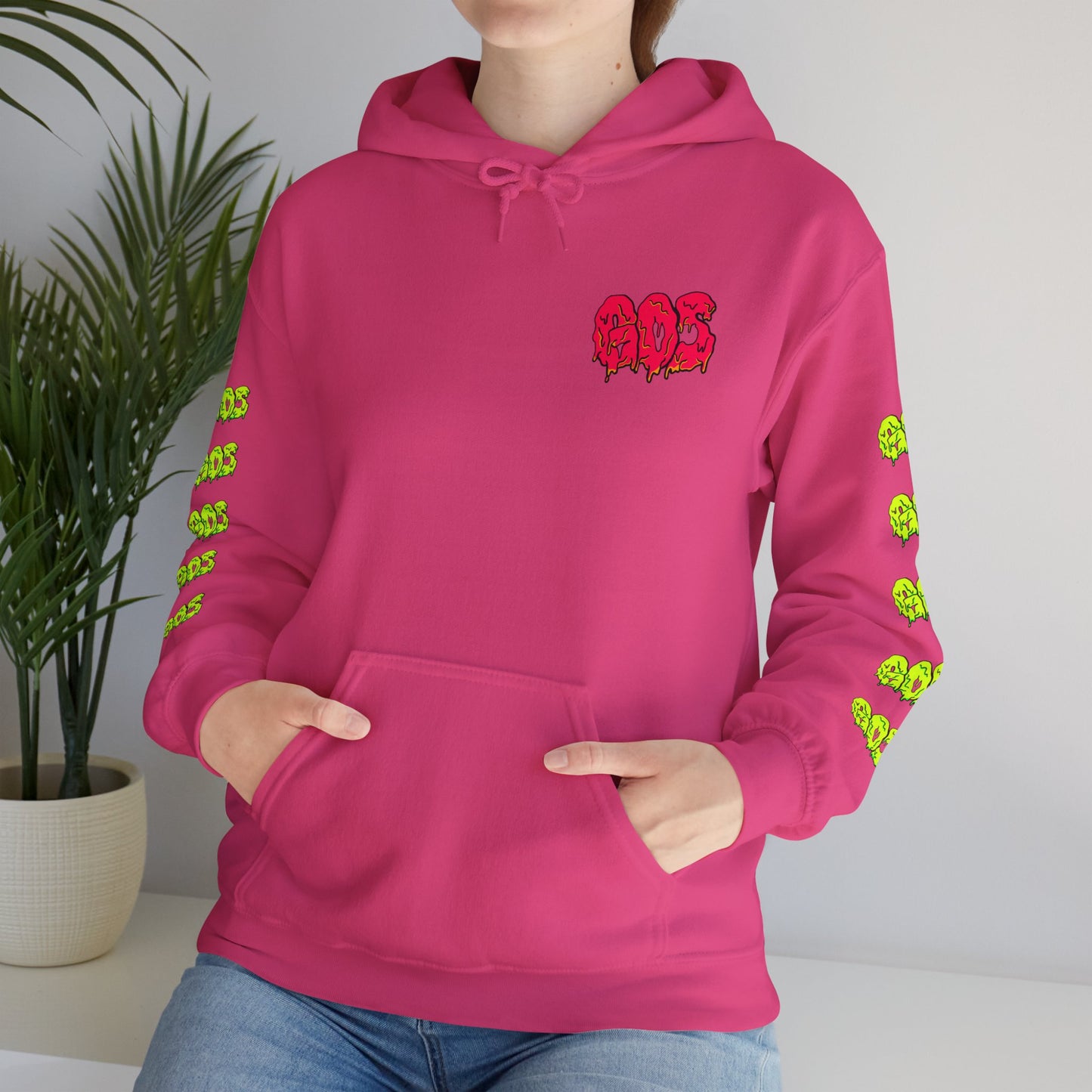 GOS SLIME red/yellow FULL SLEEVE Unisex Hooded Sweatshirt