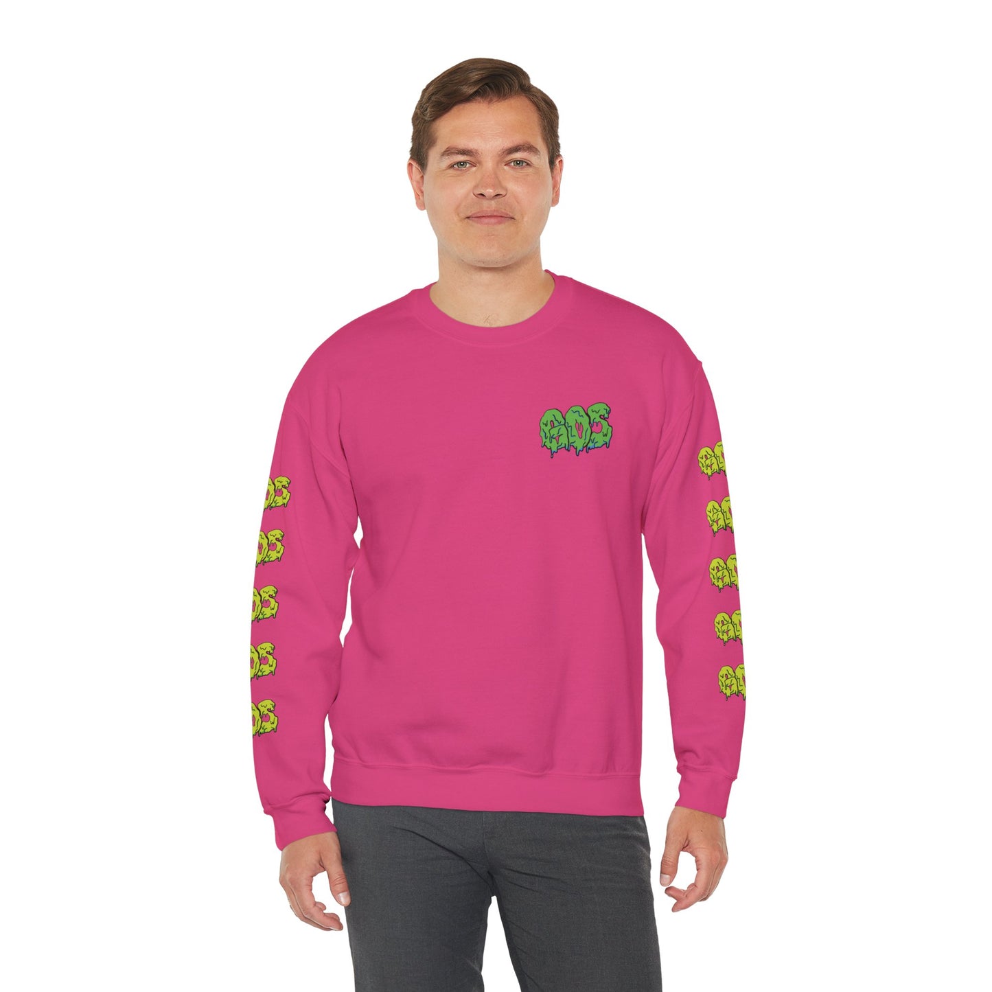 GOS SLIME green/acid green FULL SLEEVE unisex sweatshirt