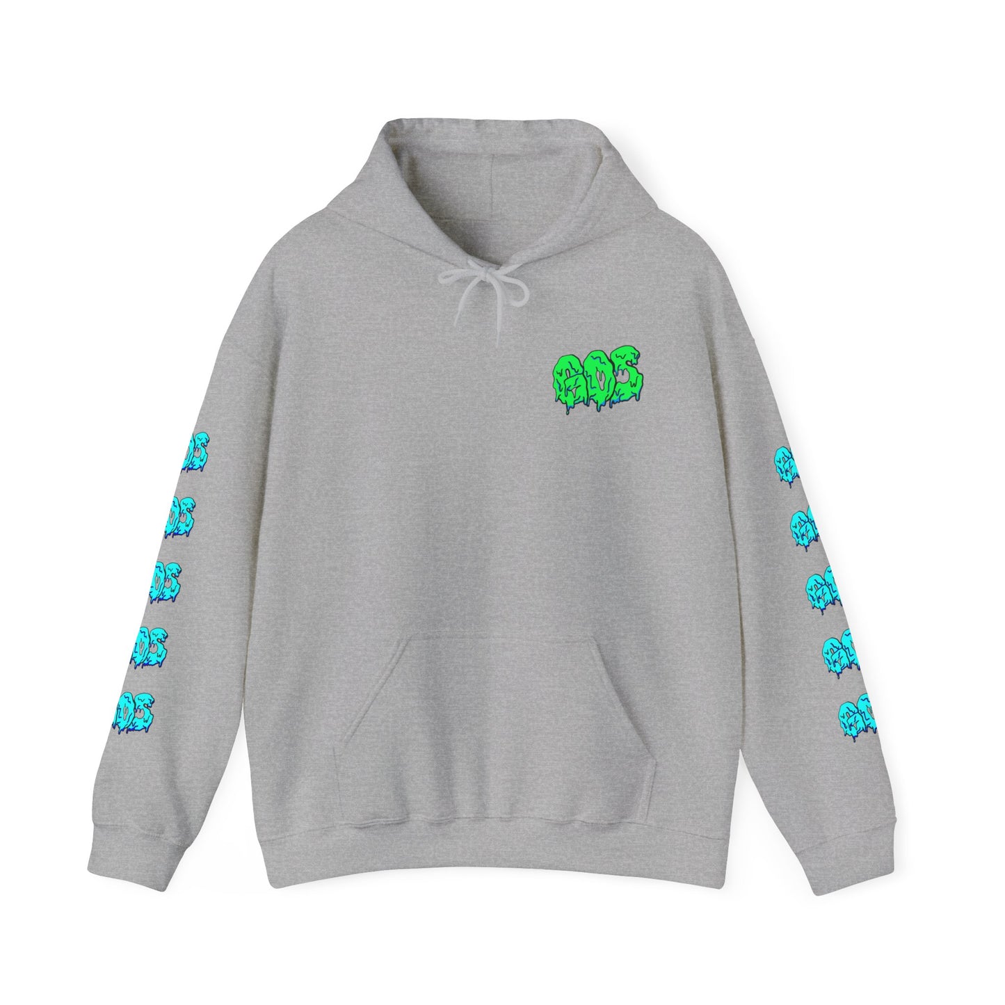 GOS SLIME green/blue FULL SLEEVE Unisex Hooded Sweatshirt